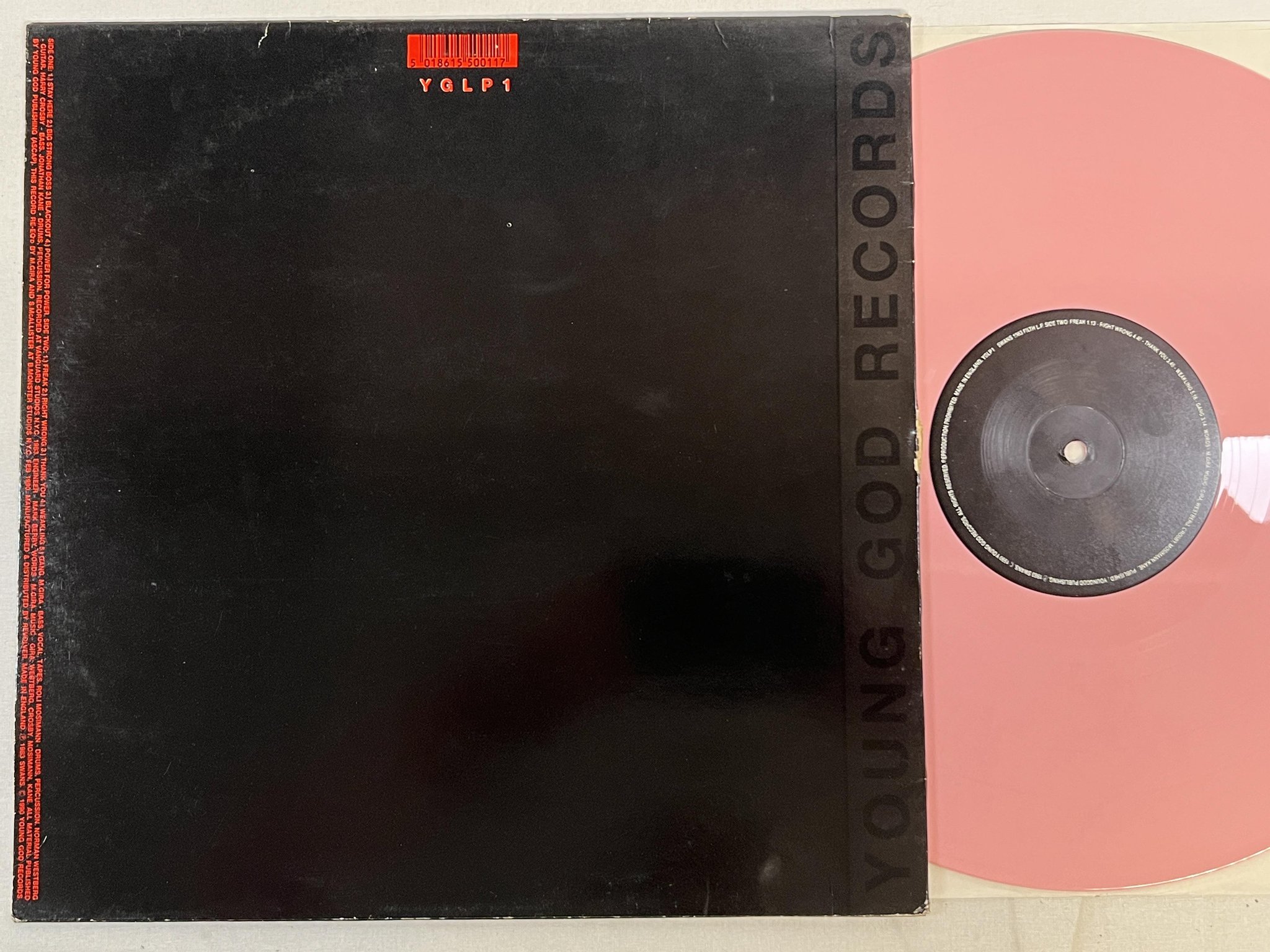 Omslagsbild för skivan SWANS Filth L.P. # 1 1983 LP -90 UK YOUNG GOD YGLP-1 ** rare **