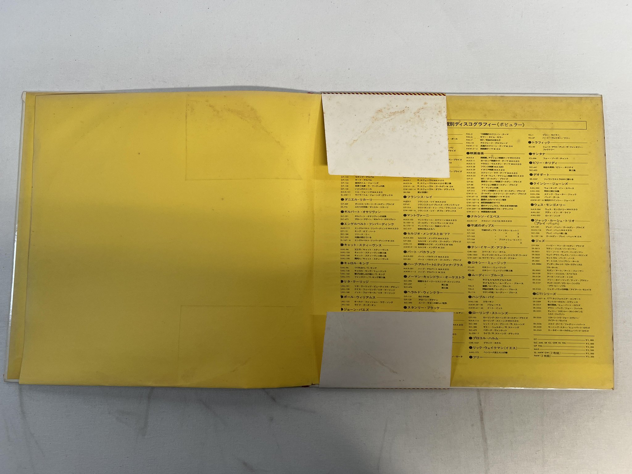 Omslagsbild för skivan THE ROLLING STONES s/t 2xLP -73 Japan LONDON GEM-119/120