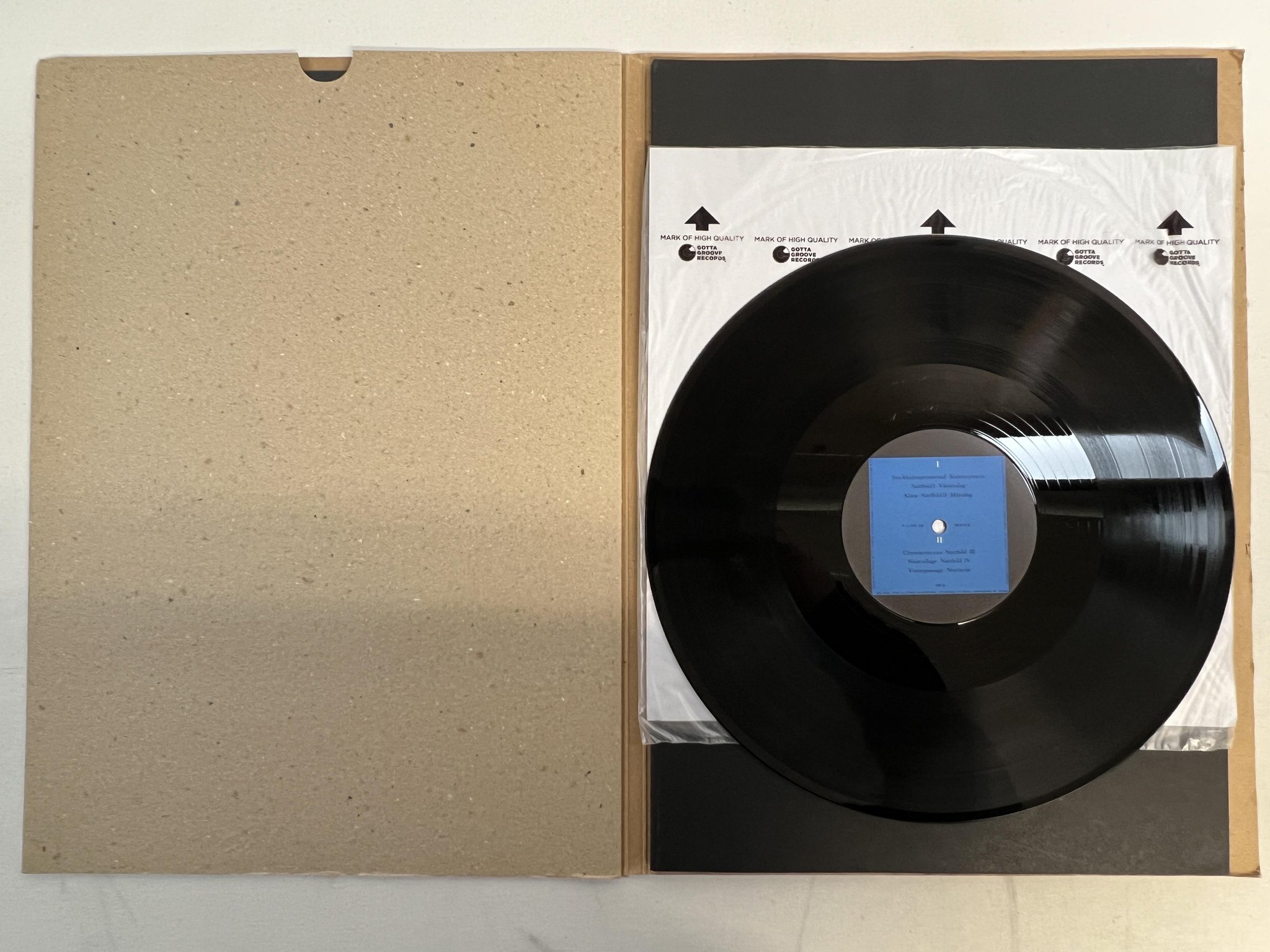 Omslagsbild för skivan TOM WOLGERS Stockholmssviten 12" -87 Swe IVM-16 mega rare w/ book