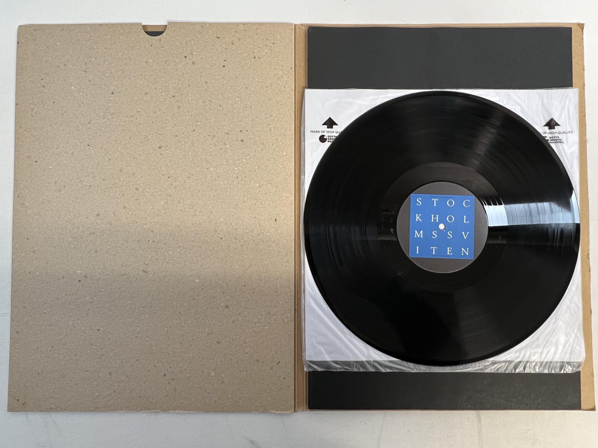 Omslagsbild för skivan TOM WOLGERS Stockholmssviten 12" -87 Swe IVM-16 mega rare w/ book