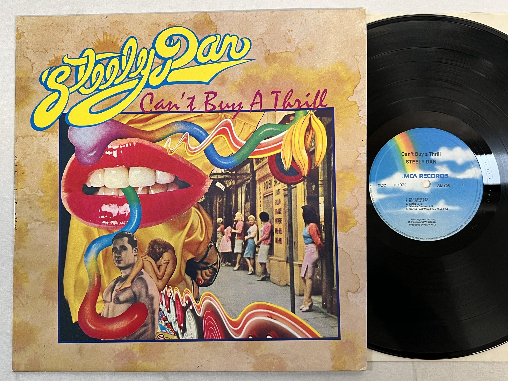 Omslagsbild för skivan STEELY DAN can't buy a thrill LP re ncb MCA AB 758