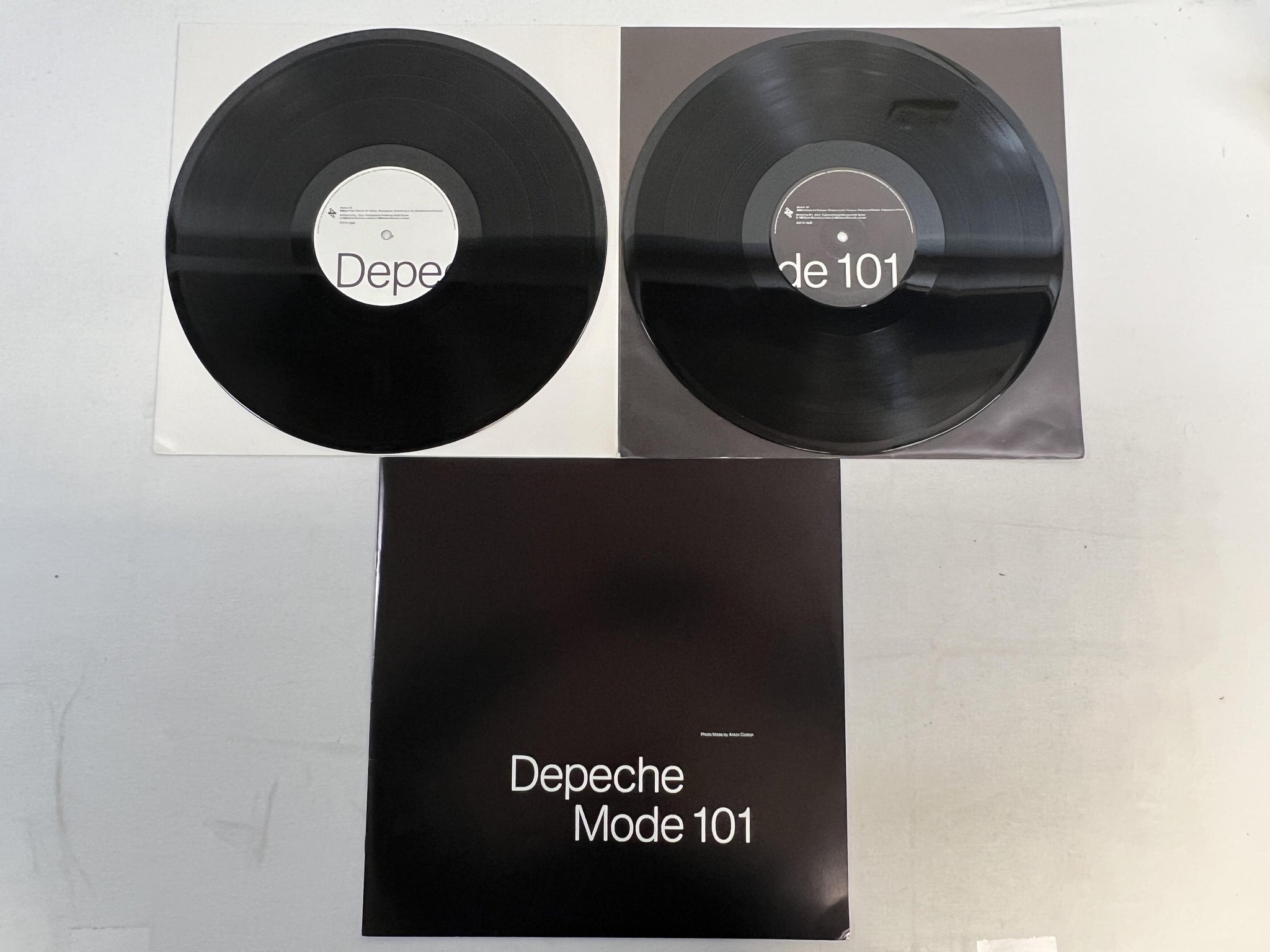 Omslagsbild för skivan DEPECHE MODE 101 2xLP -88 ncb MUTE STUMM 101