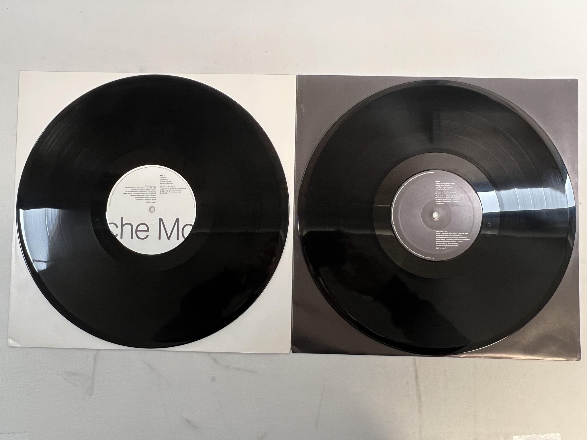 Omslagsbild för skivan DEPECHE MODE 101 2xLP -88 ncb MUTE STUMM 101