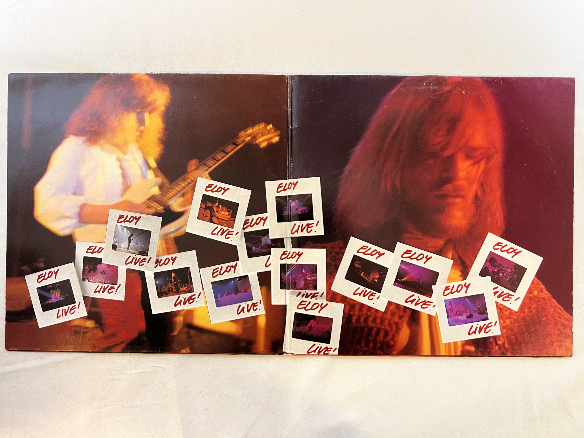 Omslagsbild för skivan ELOY live 2xLP -78 Ger HARVEST 1C 164-32934