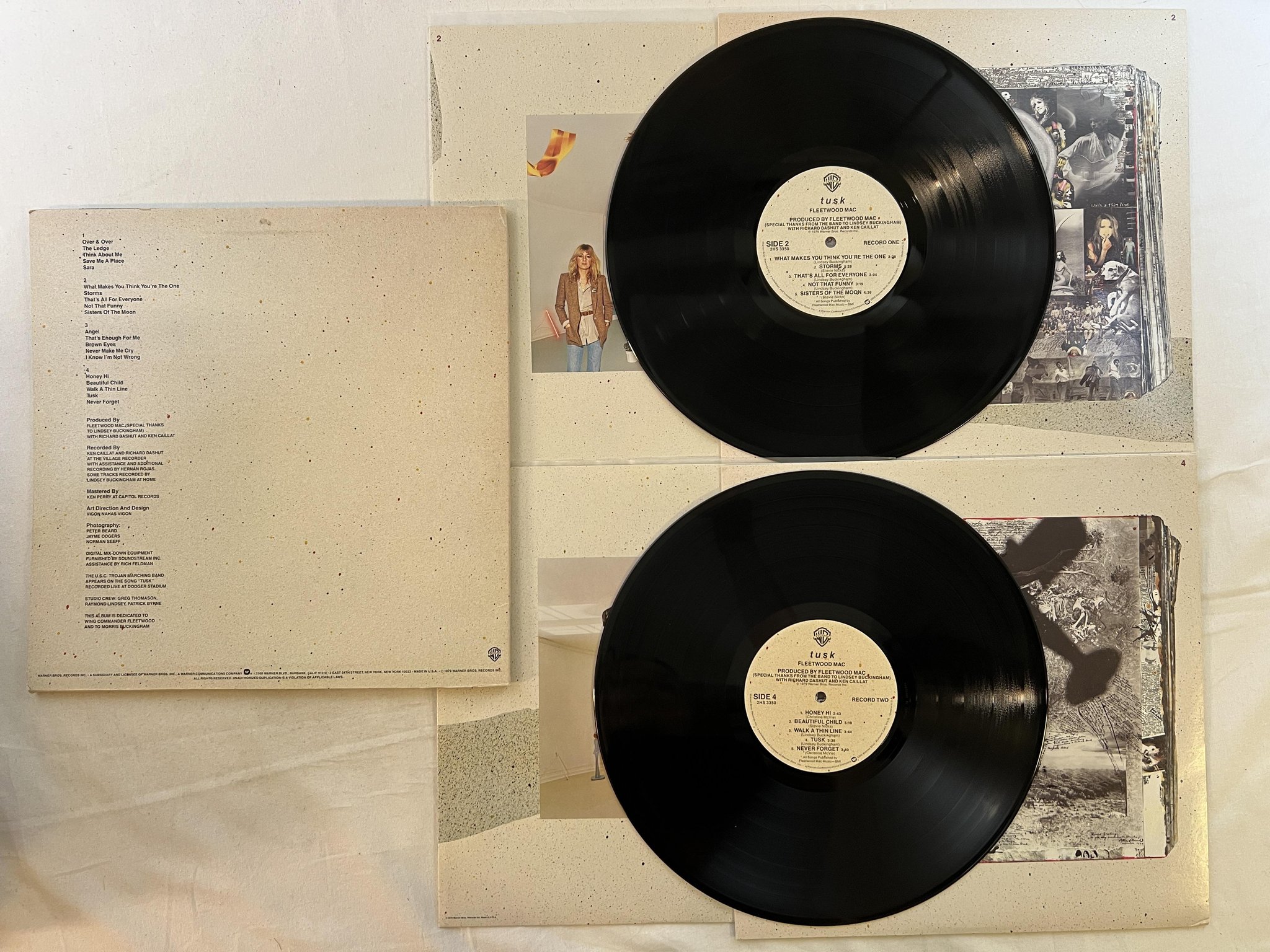 Omslagsbild för skivan FLEETWOOD MAC tusk 2xLP -79 US WARNER 2HS 3350