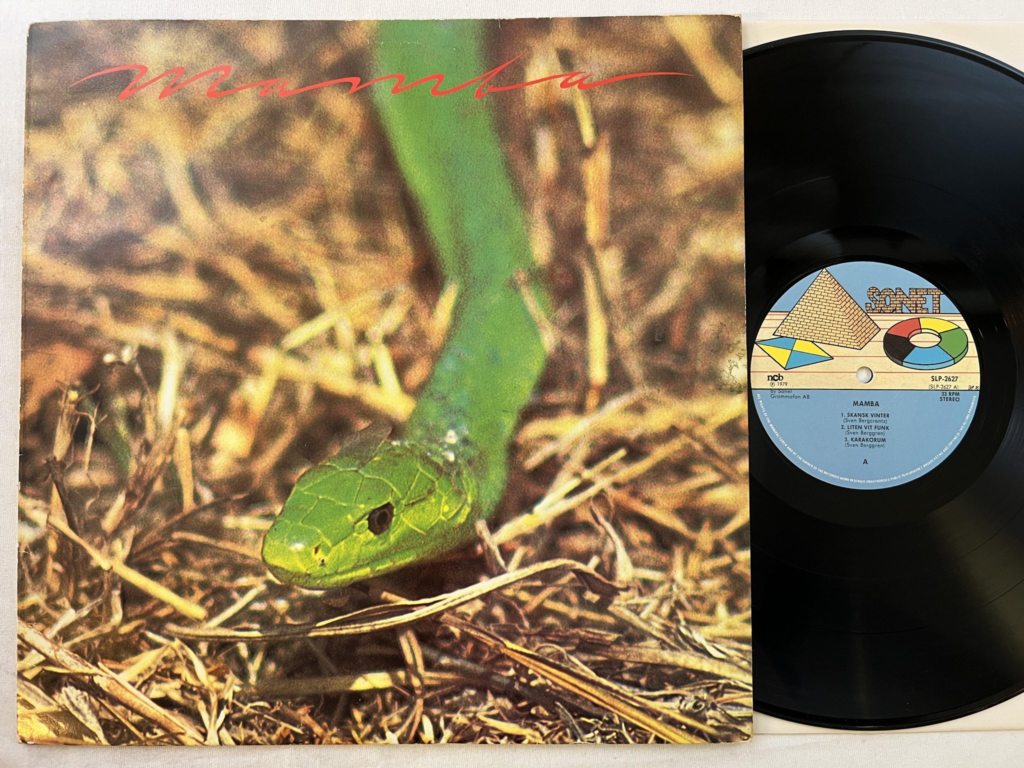 Omslagsbild för skivan MAMBA s/t LP -79 Swe SONET SLP-2627 *** FUNKY FUSION JAZZ ***