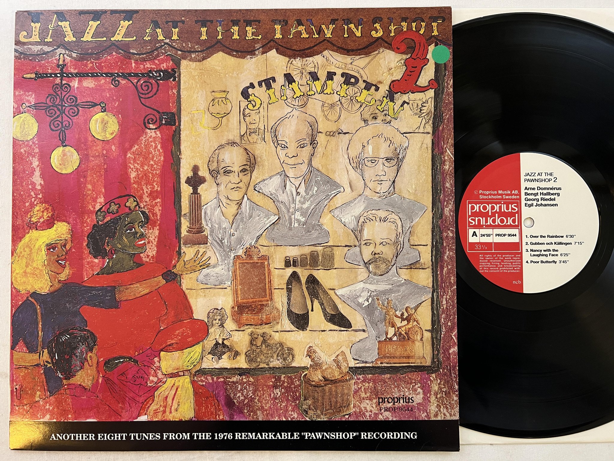 Omslagsbild för skivan ARNE DOMNERUS jazz at the pawnshop 2 LP -91 PROPRIUS PROP 9544 ** audiophile **