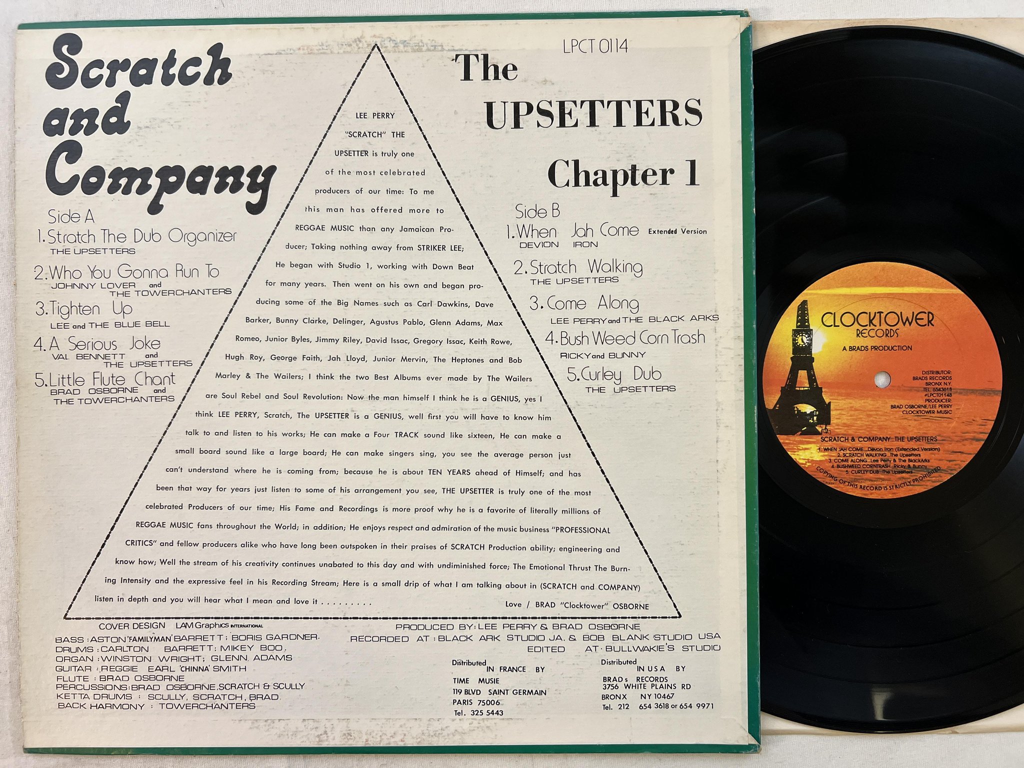 Omslagsbild för skivan V/A Scratch And Company - Chapter 1 The Upsetters LP -81 US roots & reggae