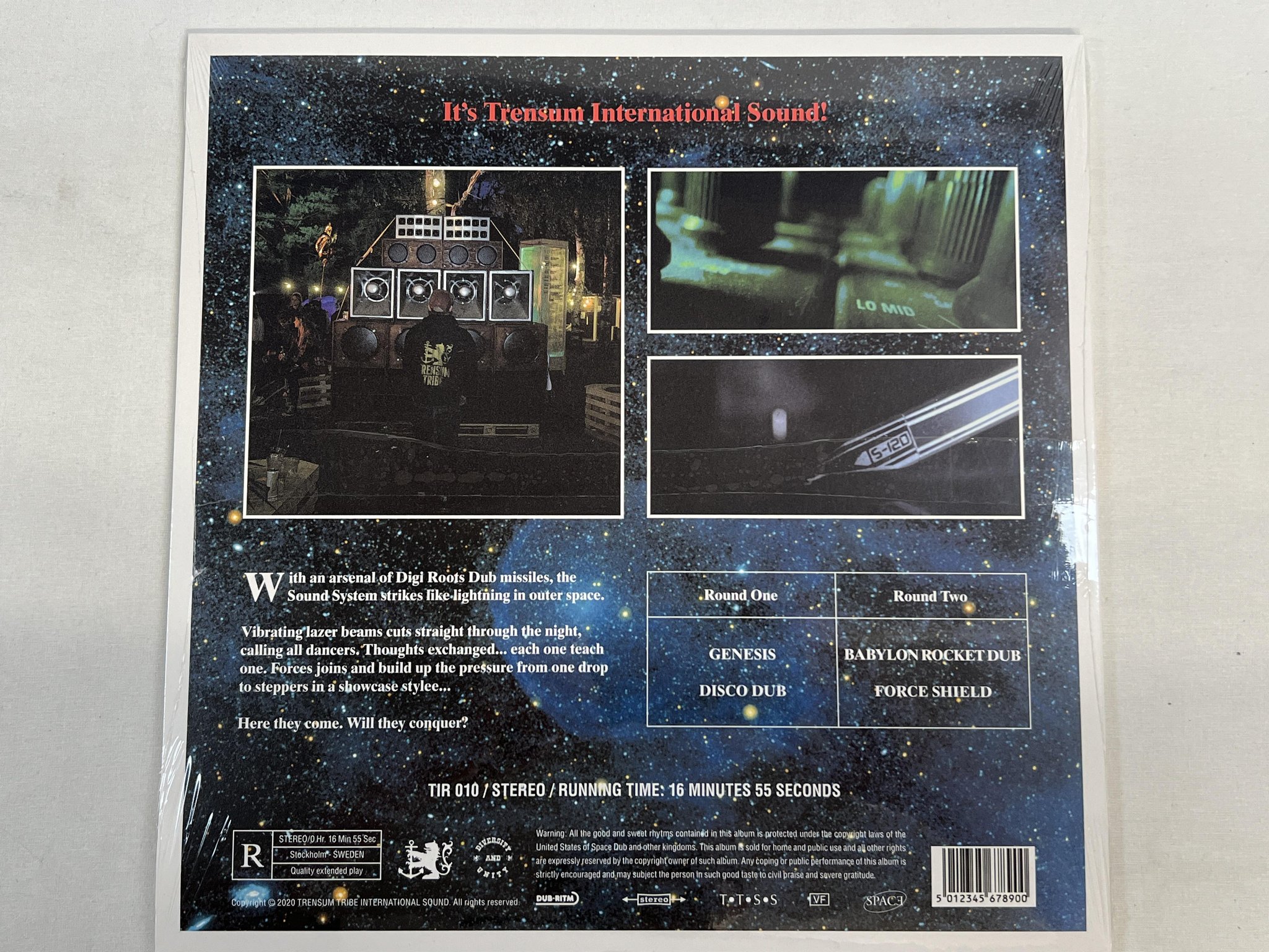 Omslagsbild för skivan TRENSUMETRIBE SoundsystemMusic Volume 1 12"single 2021 Swe ELECTRONIC DUB