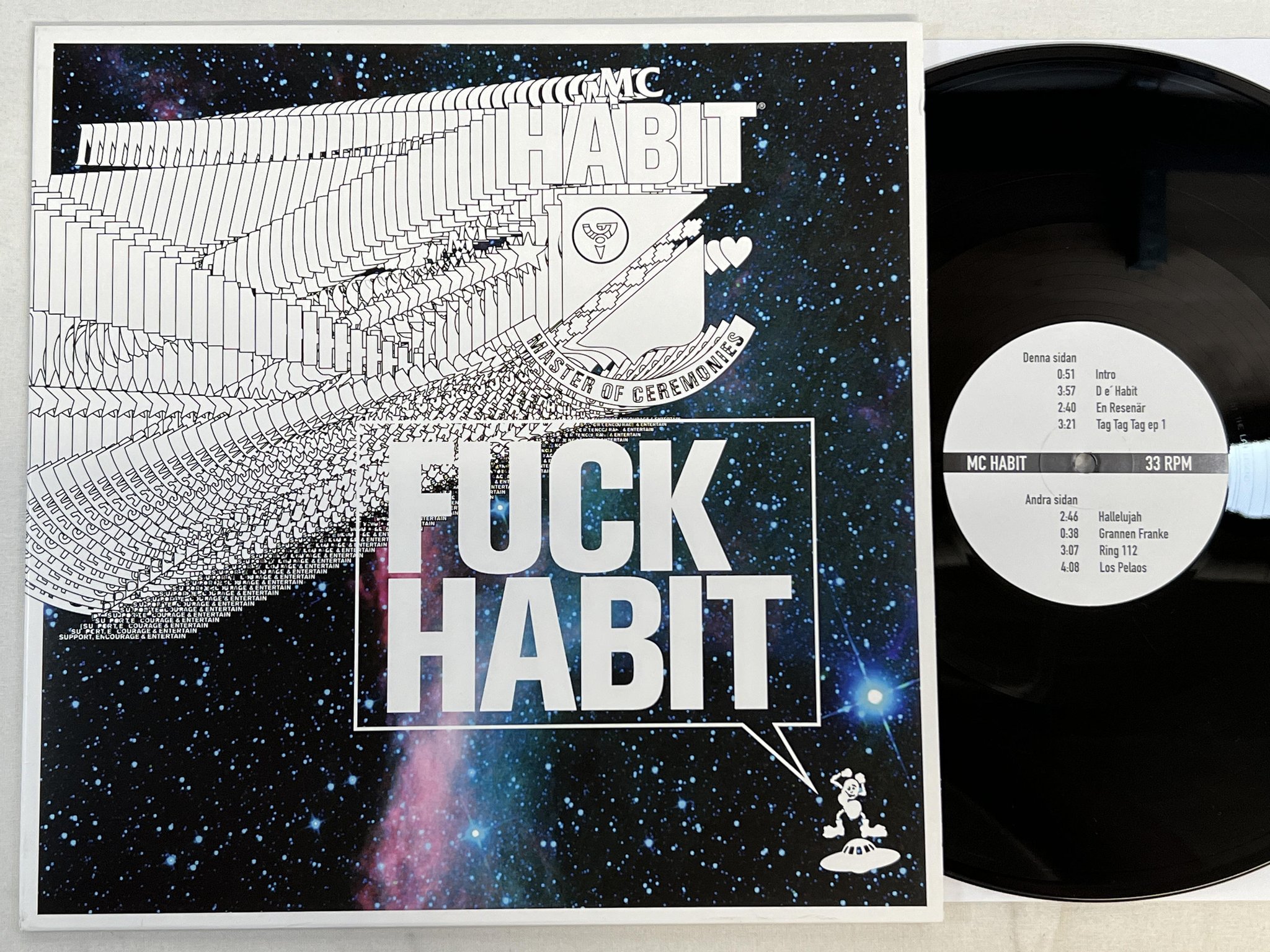 Omslagsbild för skivan MC HABIT fuck Habit 12"ep 2015 GOLDENBEST GOLDENVINYL_08