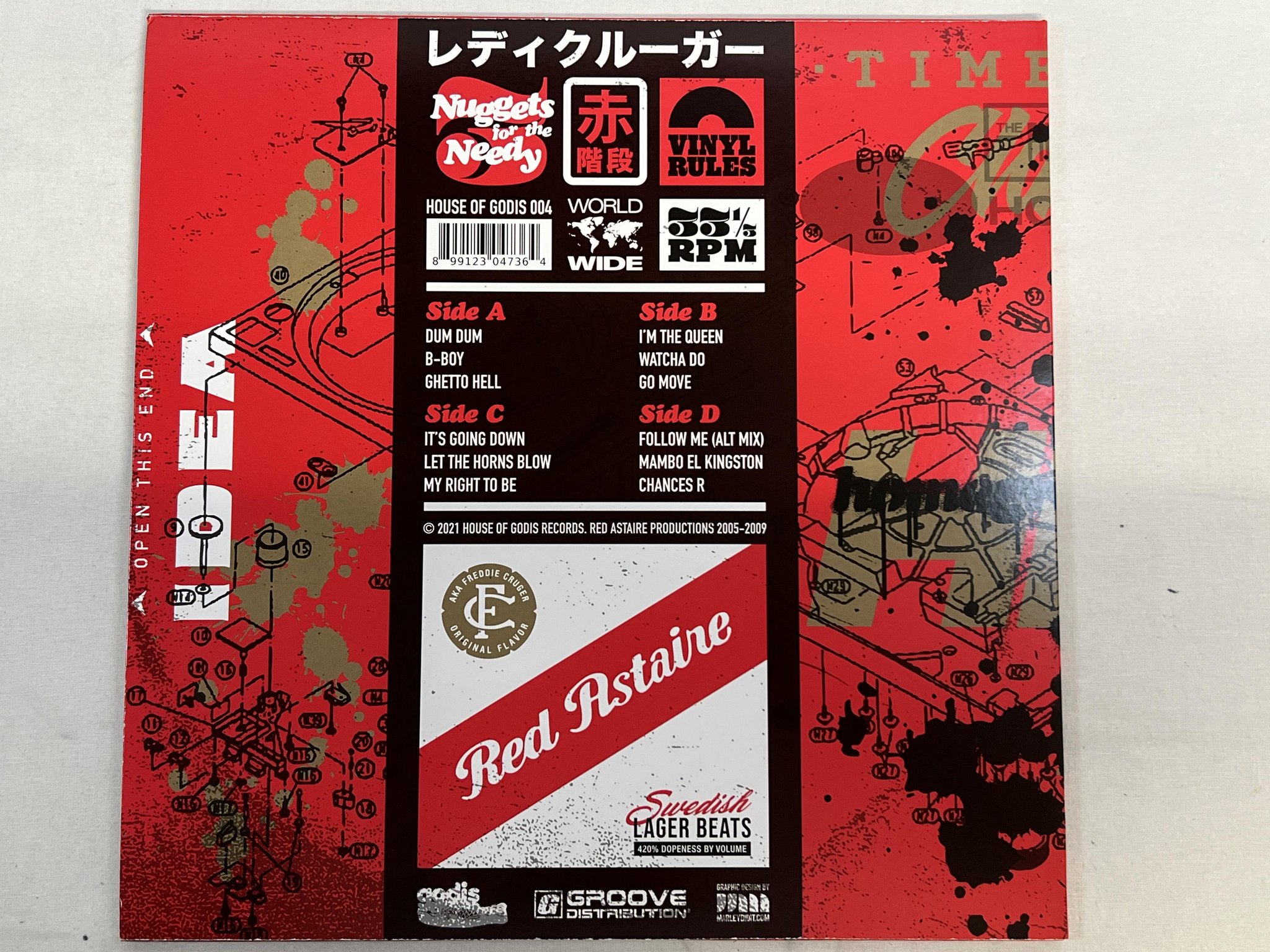 Omslagsbild för skivan RED ASTAIRE Nuggets For The Needy Volume 3 2xLP 2021 HOUSE OF GODIS HOGLP 004