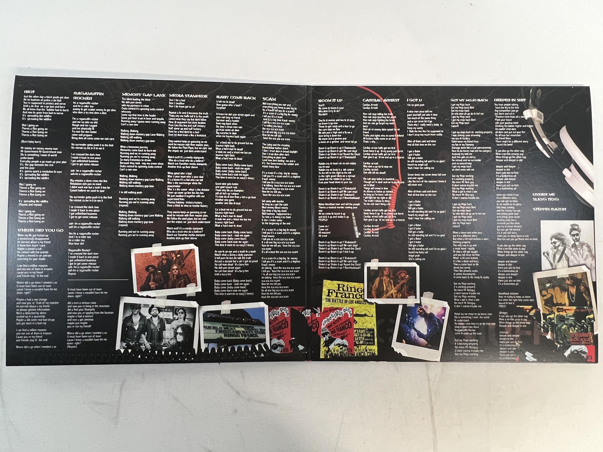 Omslagsbild för skivan RINGO FRANCO Raggamuffin Rocker LP 2023 Swe BLACK VIKING BVR4 REGGAE ROCK !