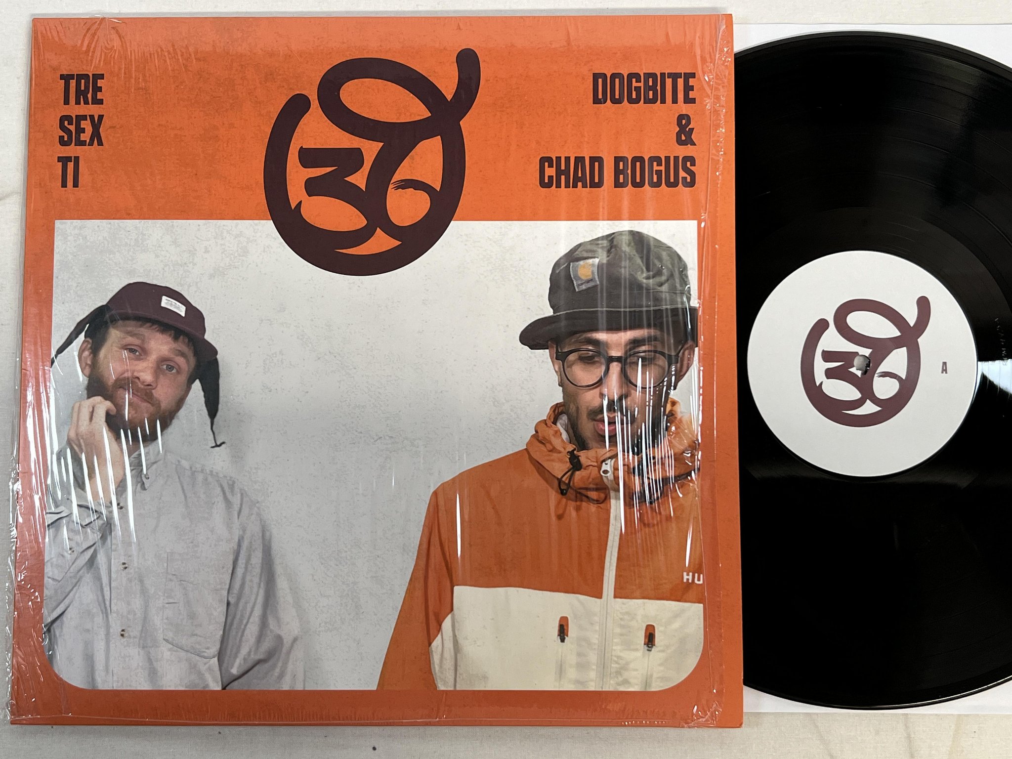 Omslagsbild för skivan DOGBITE & CHAD BOGUS TRESEXTI 12"ep 2021 REKREC022