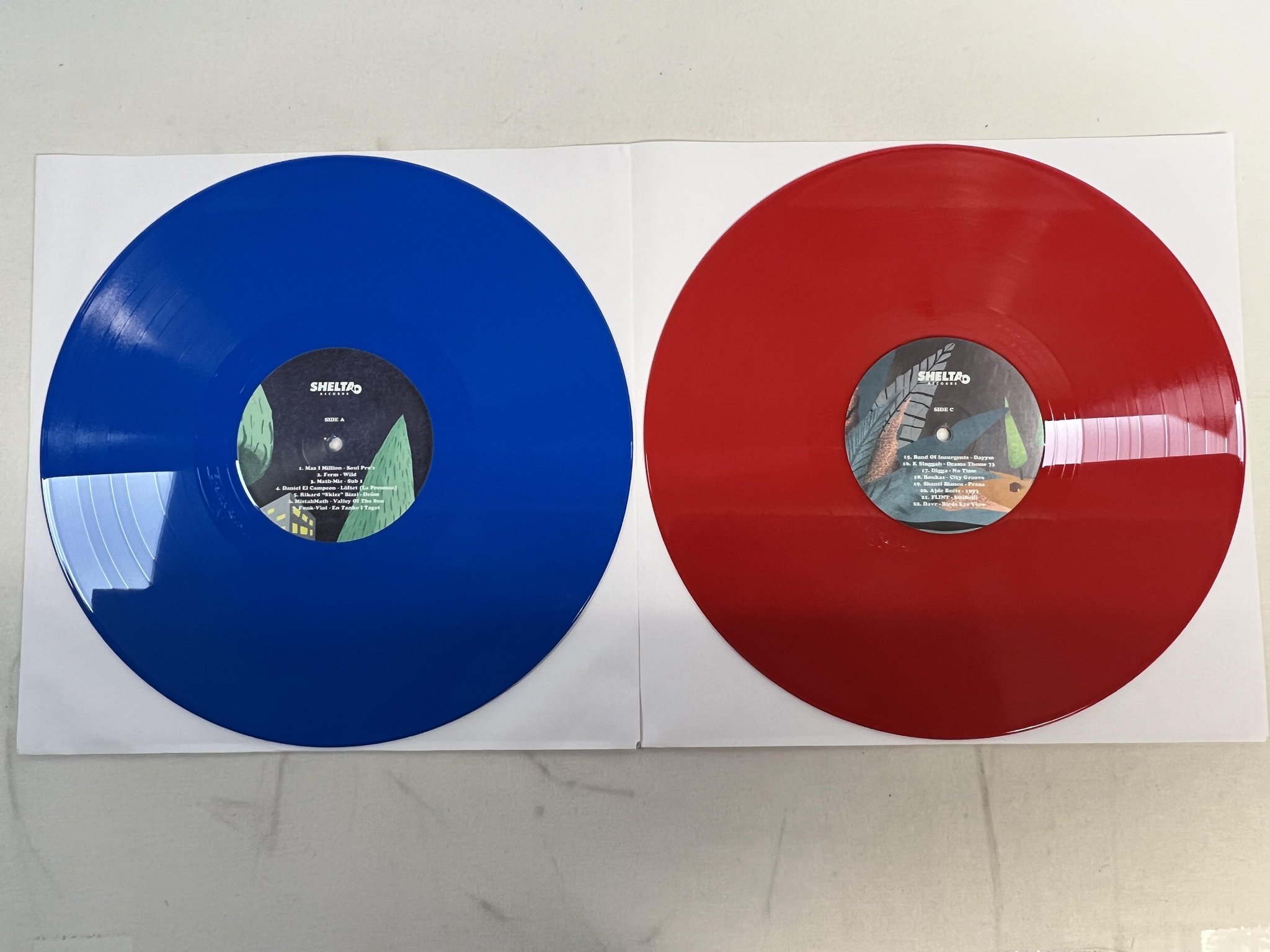 Omslagsbild för skivan V/A Up North Trip beat compilation 2xLP 2021 SHELTA