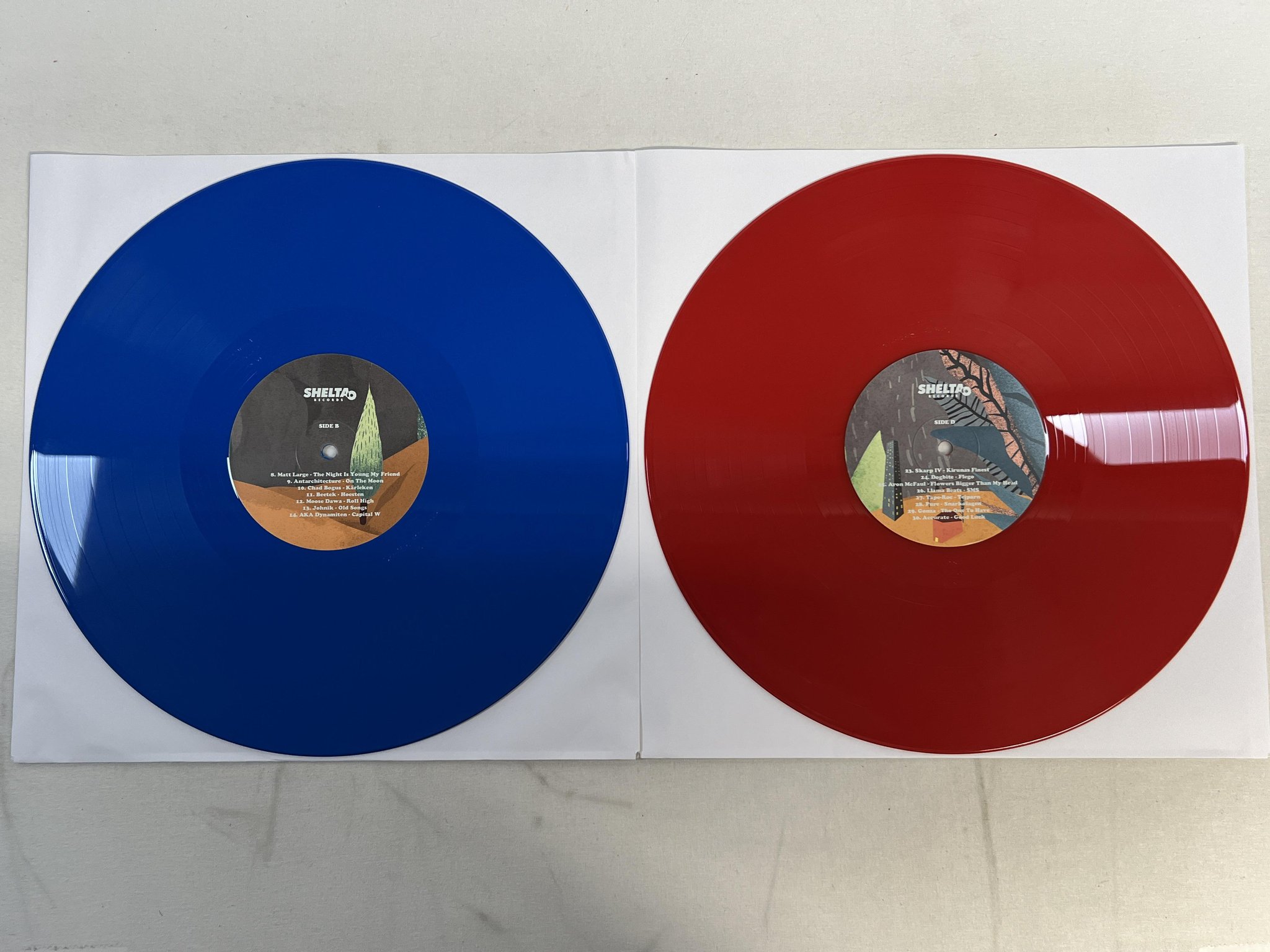 Omslagsbild för skivan V/A Up North Trip beat compilation 2xLP 2021 SHELTA