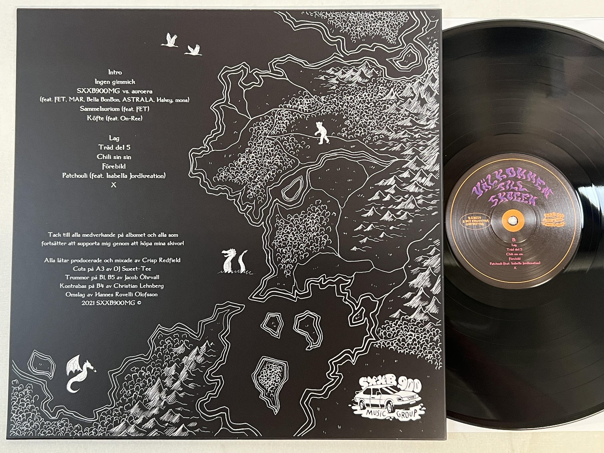 Omslagsbild för skivan RG Bizzi & Det Kollektiva Omedvetna Välkommen Till Skogen LP S9MG0009