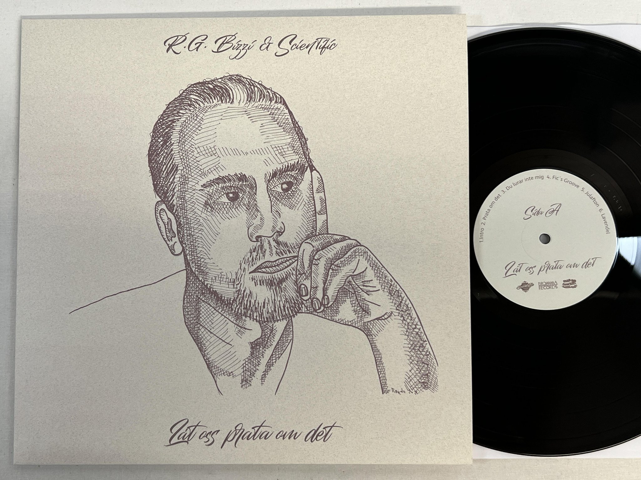 Omslagsbild för skivan RG Bizzi & SCIENTIFIC Låt Oss Prata Om Det LP2023 S9SBR001
