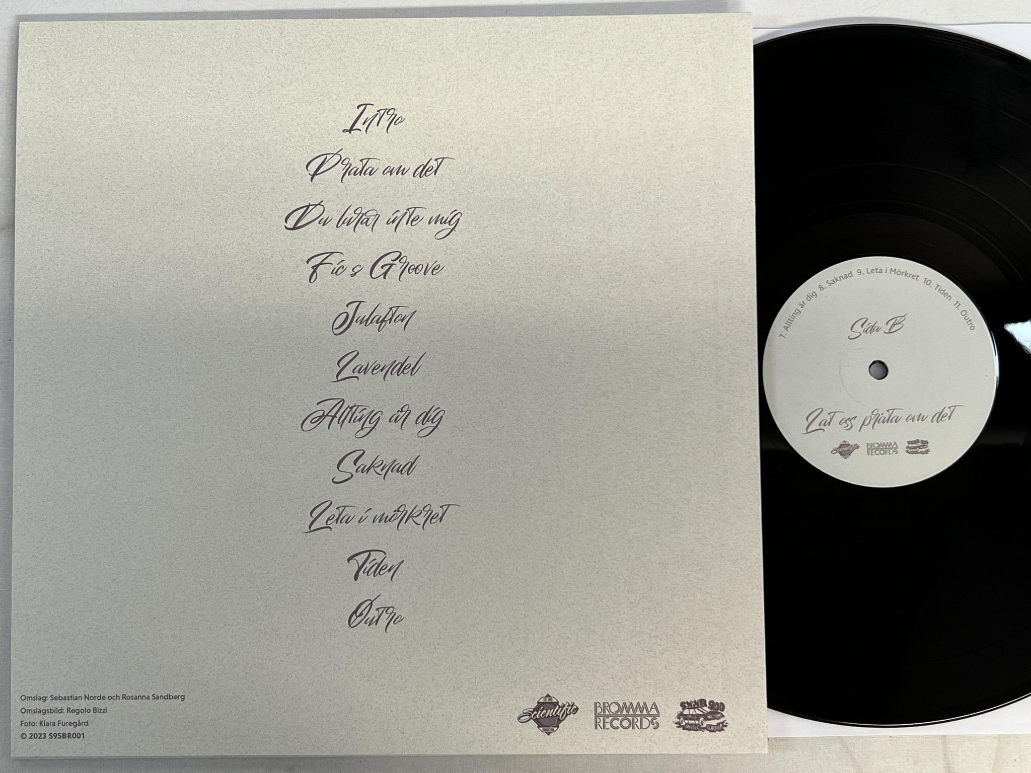 Omslagsbild för skivan RG Bizzi & SCIENTIFIC Låt Oss Prata Om Det LP2023 S9SBR001