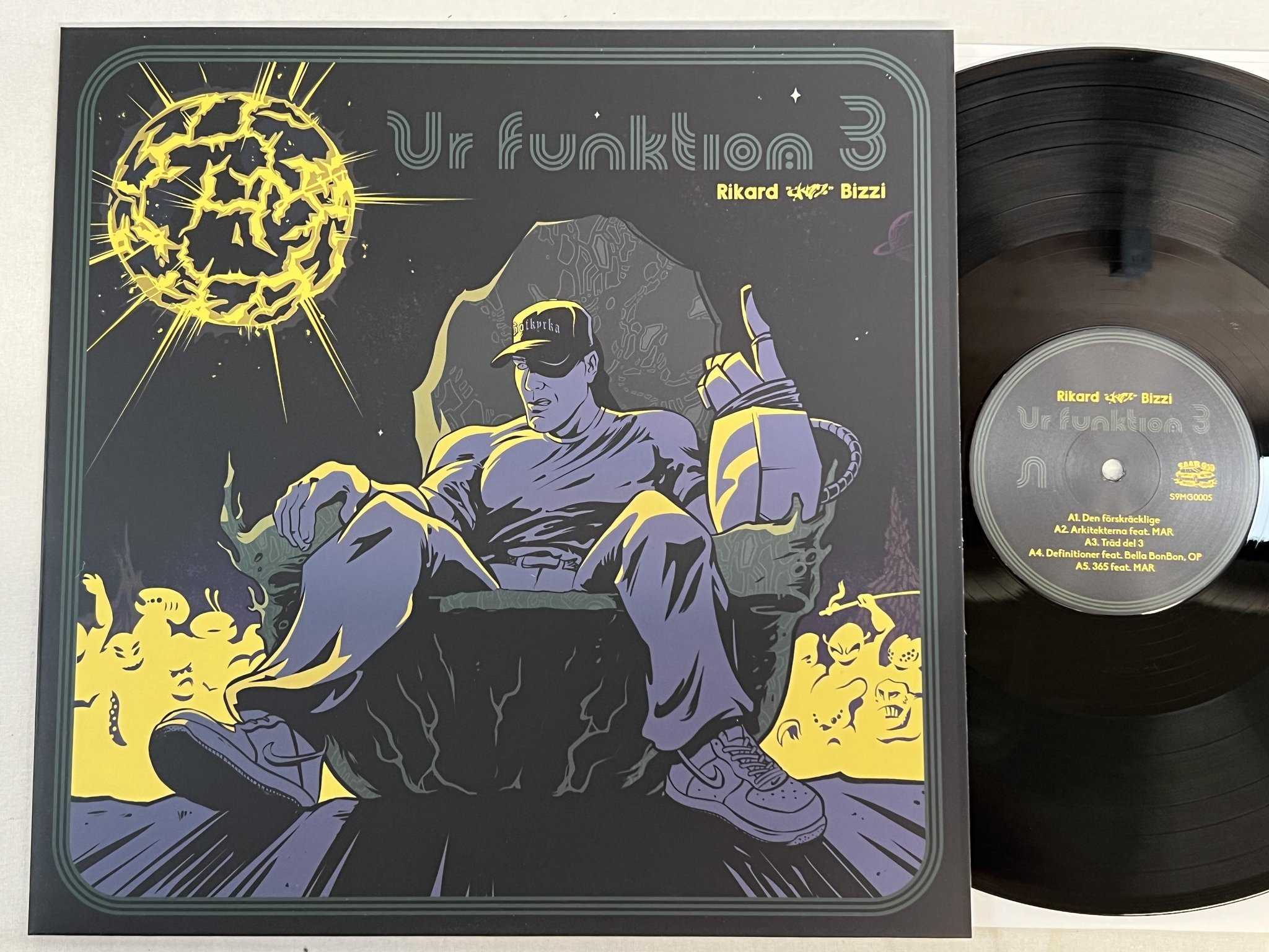 Omslagsbild för skivan RIKARD SKIZZ BIZZ Ur Funktion 3 LP 2018 Swe S9MG0005