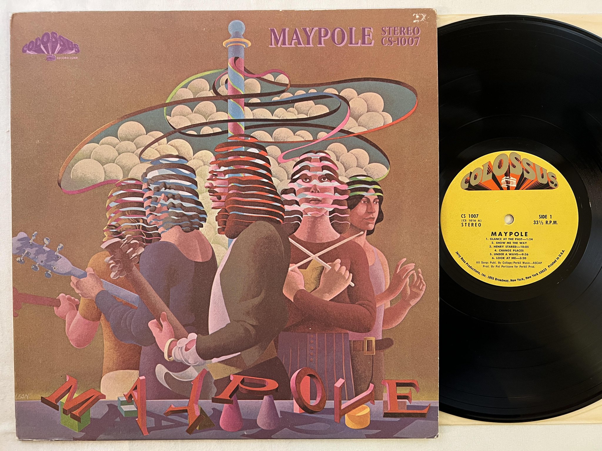 Omslagsbild för skivan MAYPOLE s/t LP -71 US COLOSSUS CS-1007 ** rare psych **