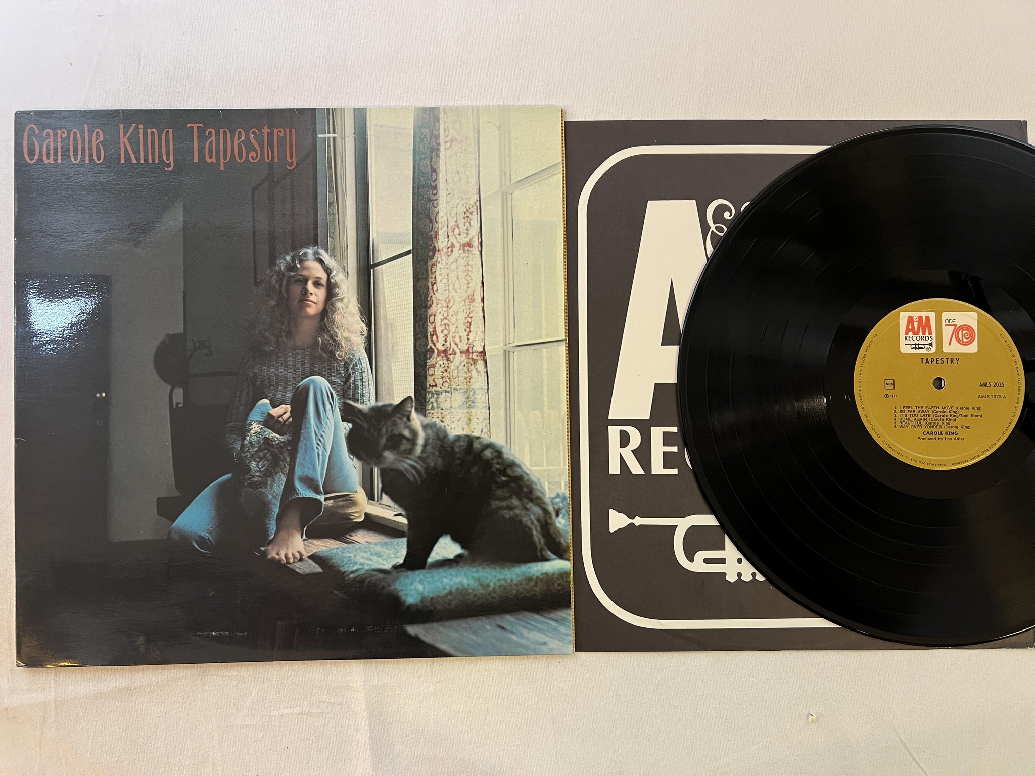 Omslagsbild för skivan CAROLE KING tapestry LP -71 ncb A&M AMLS 2025