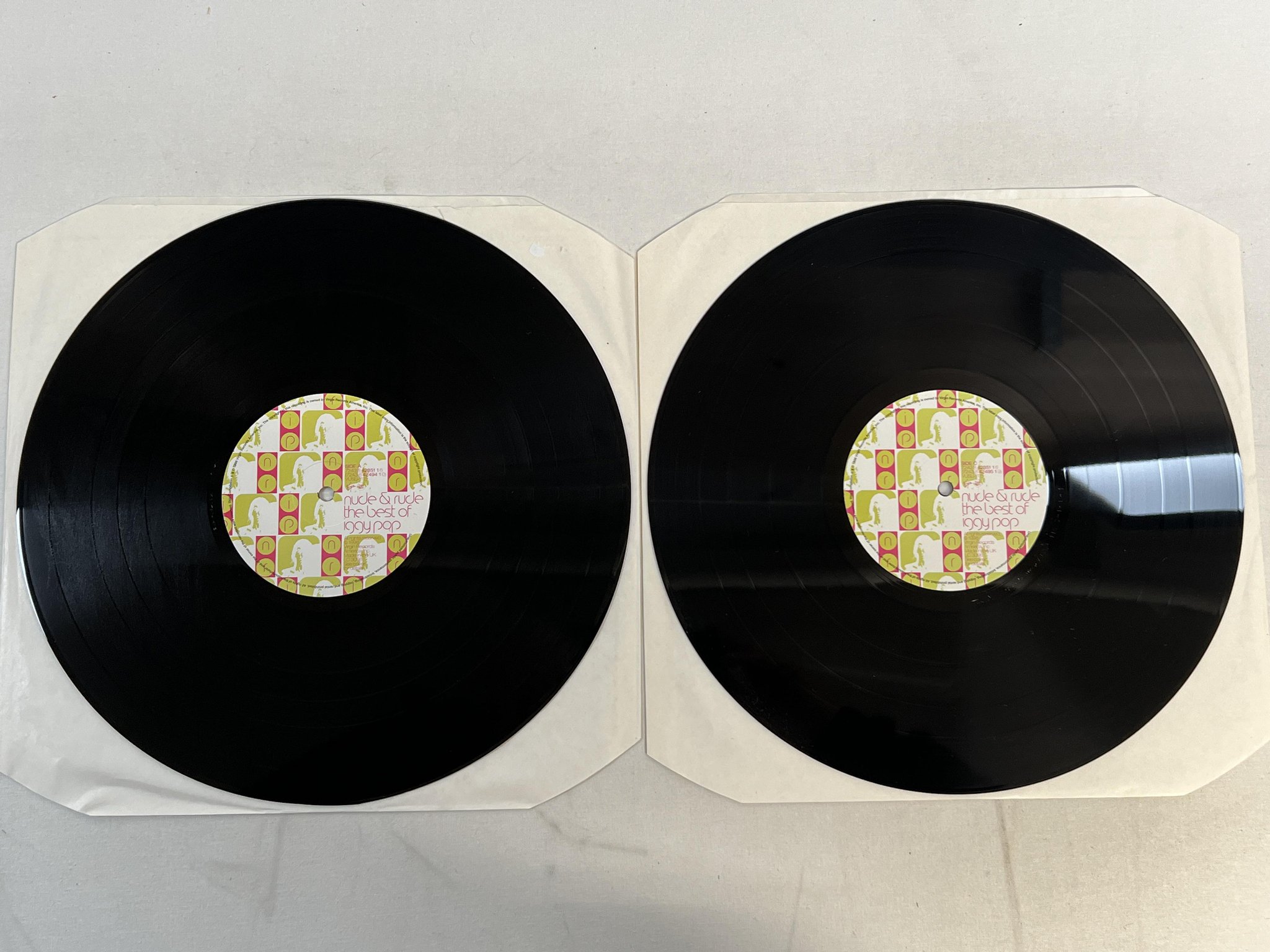 Omslagsbild för skivan IGGY POP nude & rude 2xLP -96 UK VIRGIN VUSLP 115 ** RARE **