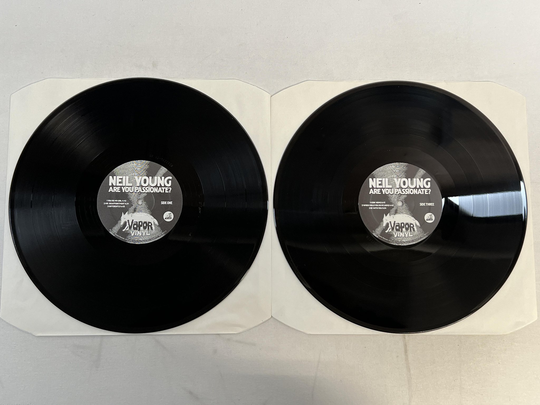 Omslagsbild för skivan NEIL YOUNG Are You Passionate? 2xLP 2002 US VAPOR 9 48111-1