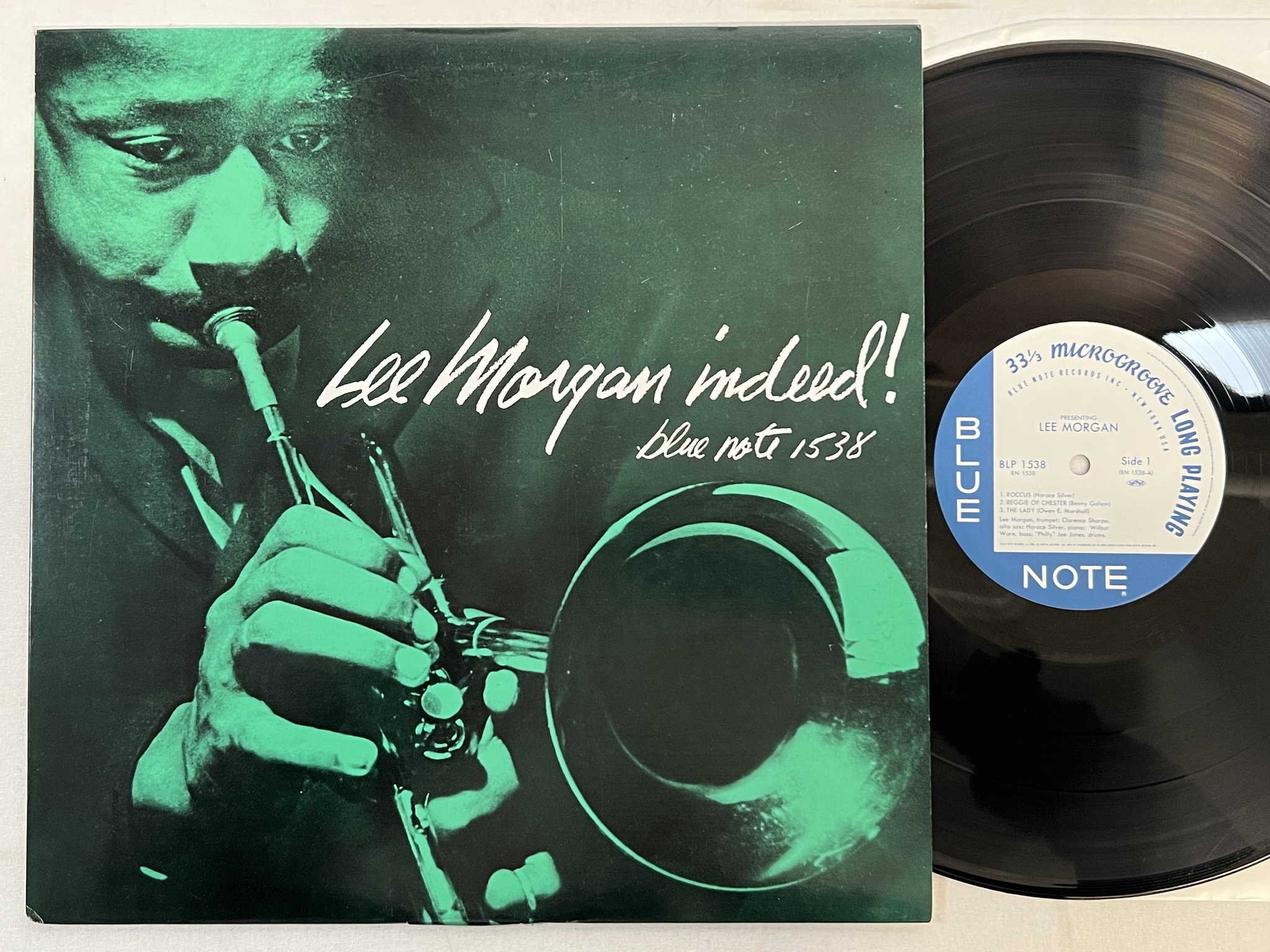 Omslagsbild för skivan LEE MORGAN presenting LP Japan BLUE NOTE BLP 1538