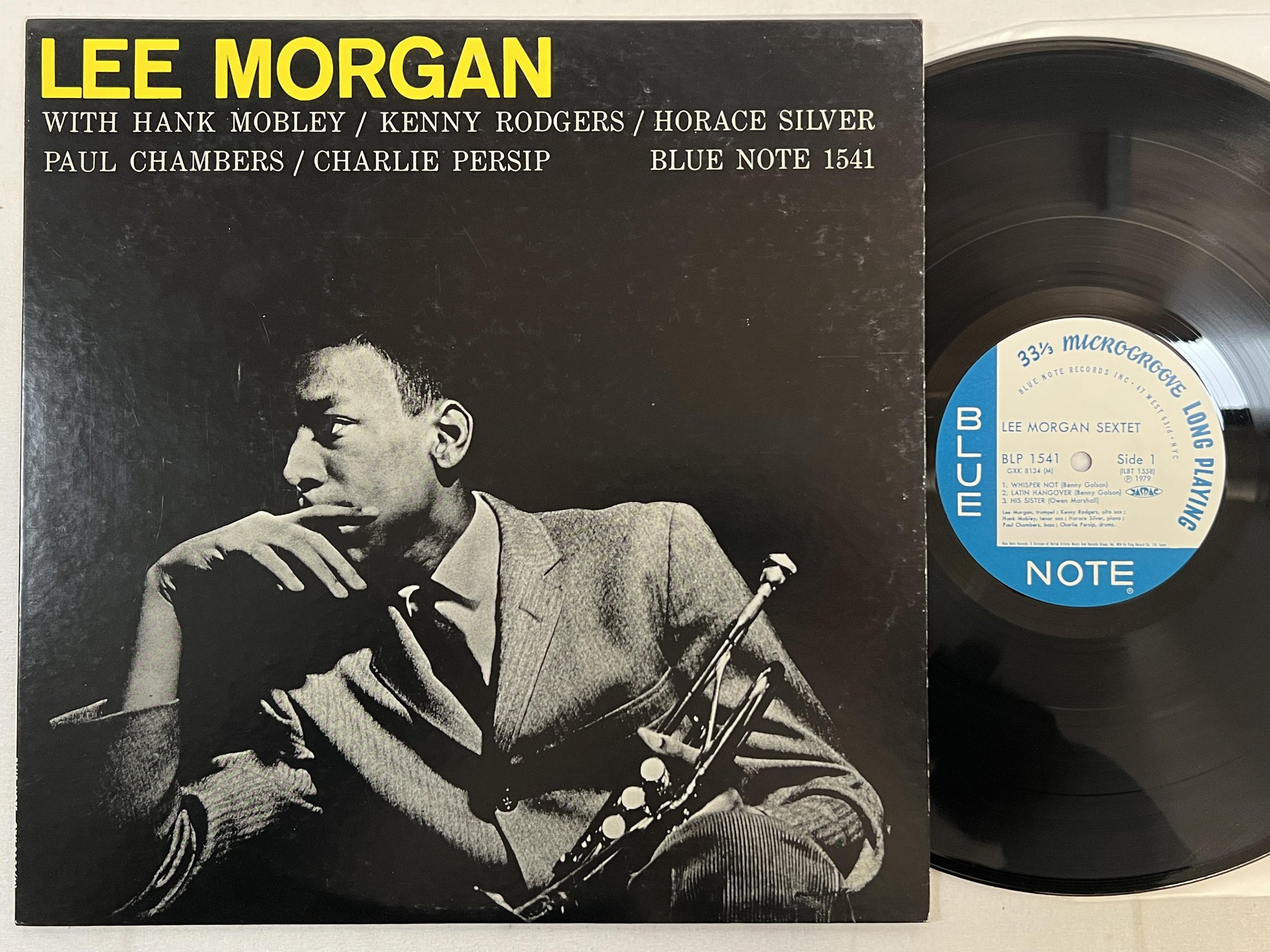 Omslagsbild för skivan LEE MORGAN SEXTET LP Japan BLUE NOTE BLP 1541