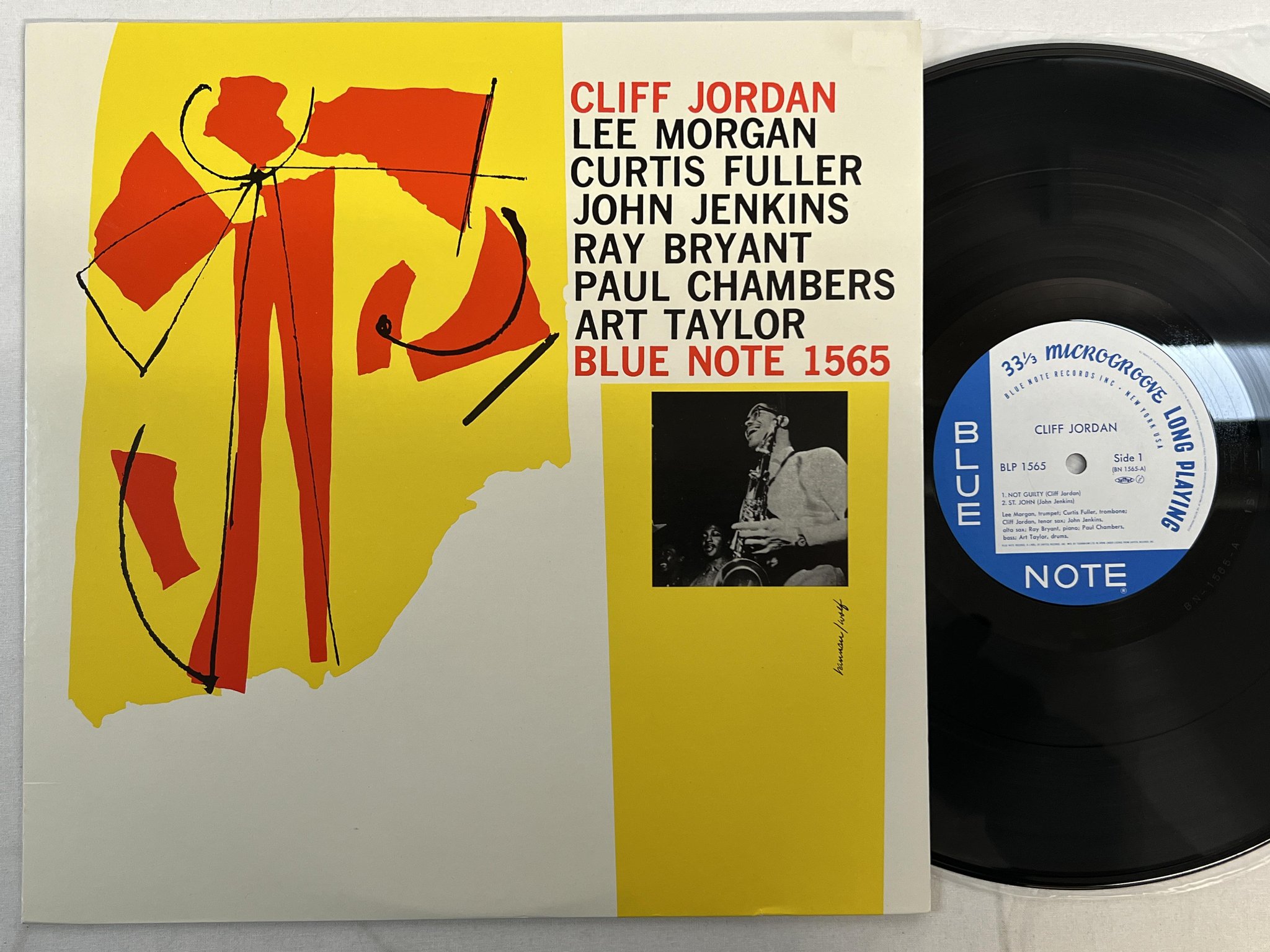 Omslagsbild för skivan CLIFF JORDAN w/ LEE MORGAN + MORE LP Japan BLUE NOTE BLP 1565