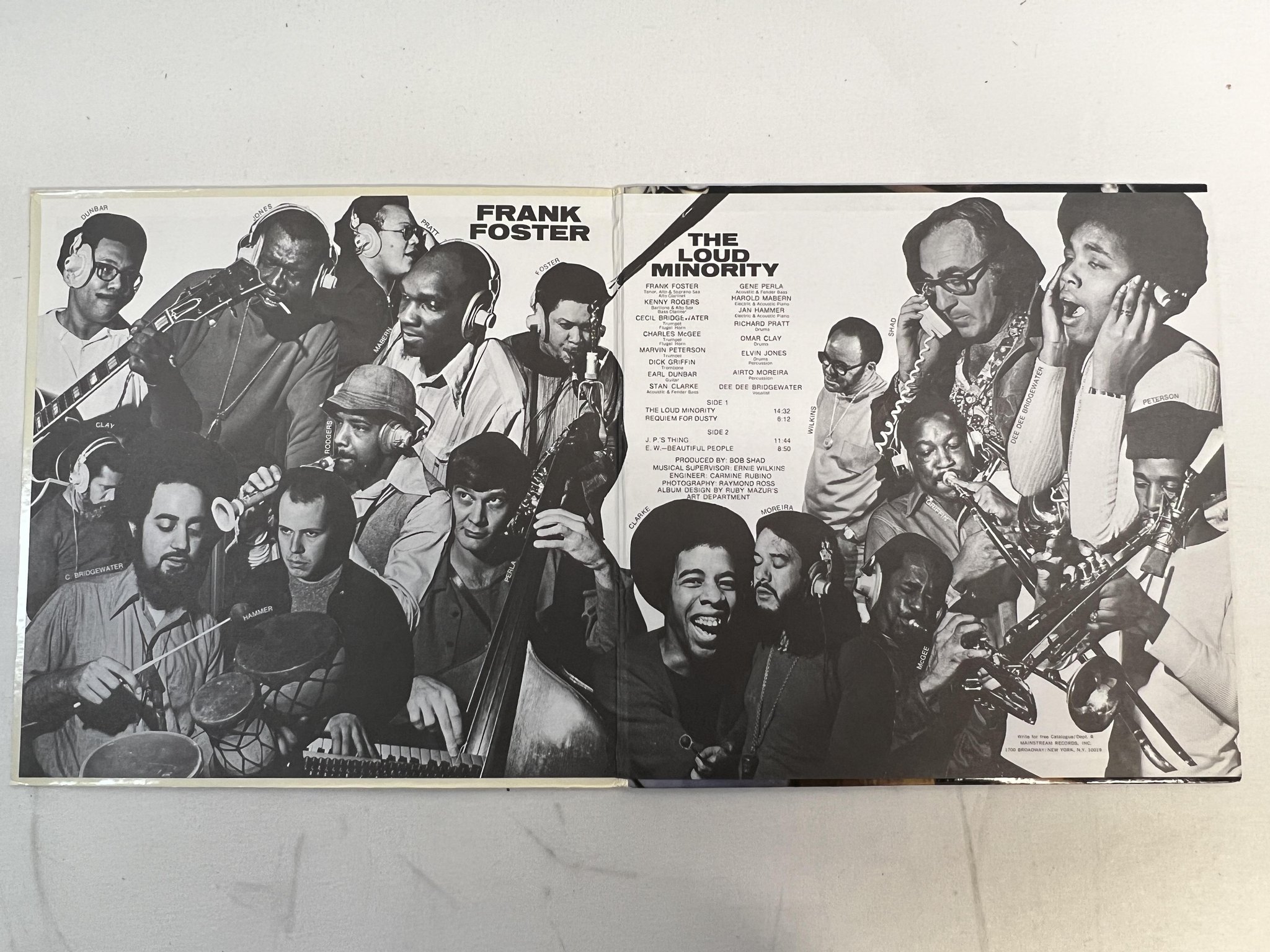 Omslagsbild för skivan FRANK FOSTER the loud minority LP -72 US MAINSTREAM MRL 349 ** SOUL JAZZ**