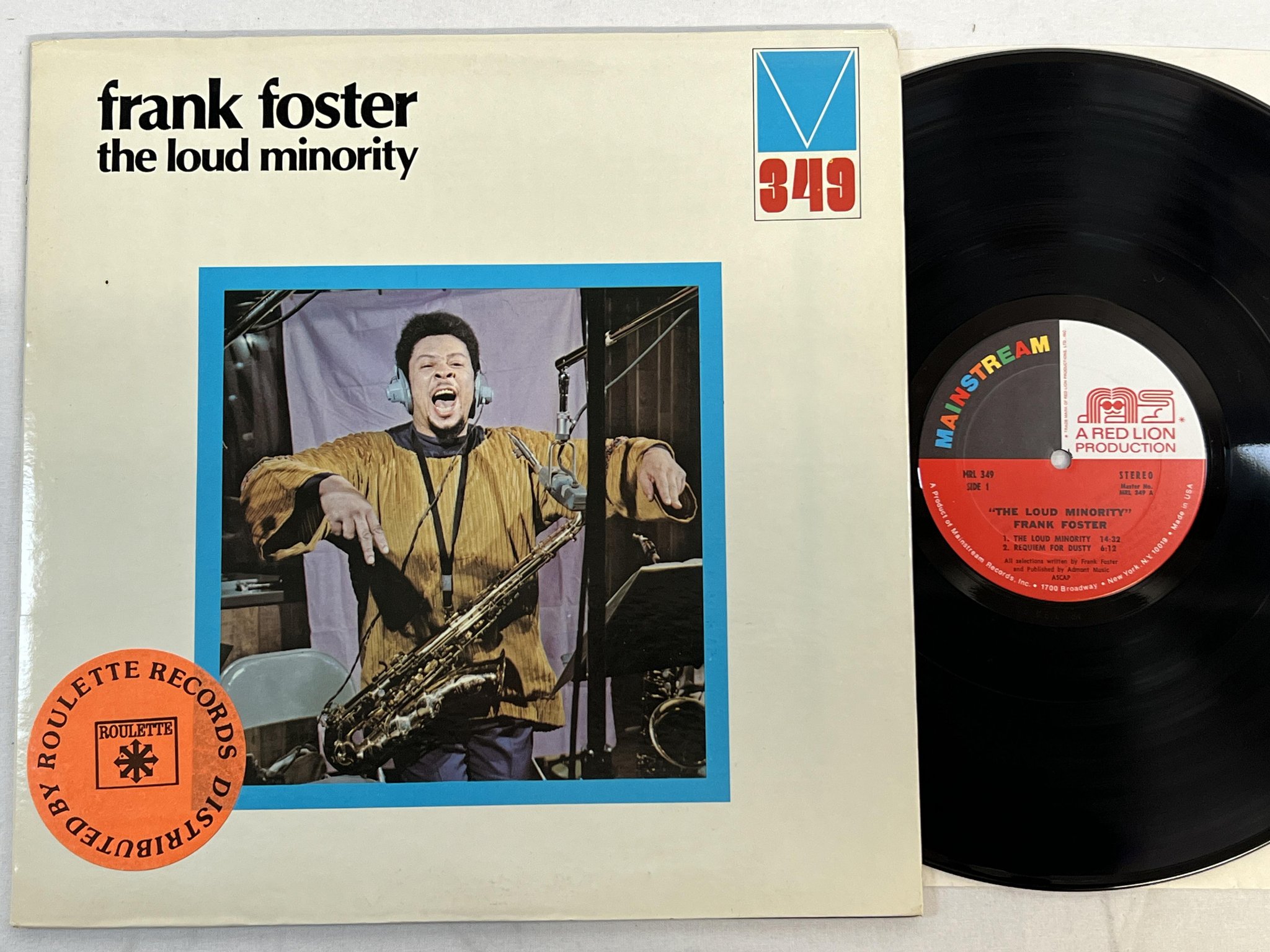 Omslagsbild för skivan FRANK FOSTER the loud minority LP -72 US MAINSTREAM MRL 349 ** SOUL JAZZ**