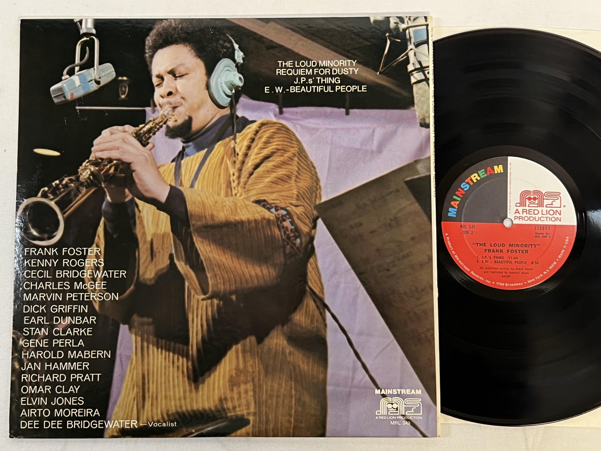 Omslagsbild för skivan FRANK FOSTER the loud minority LP -72 US MAINSTREAM MRL 349 ** SOUL JAZZ**