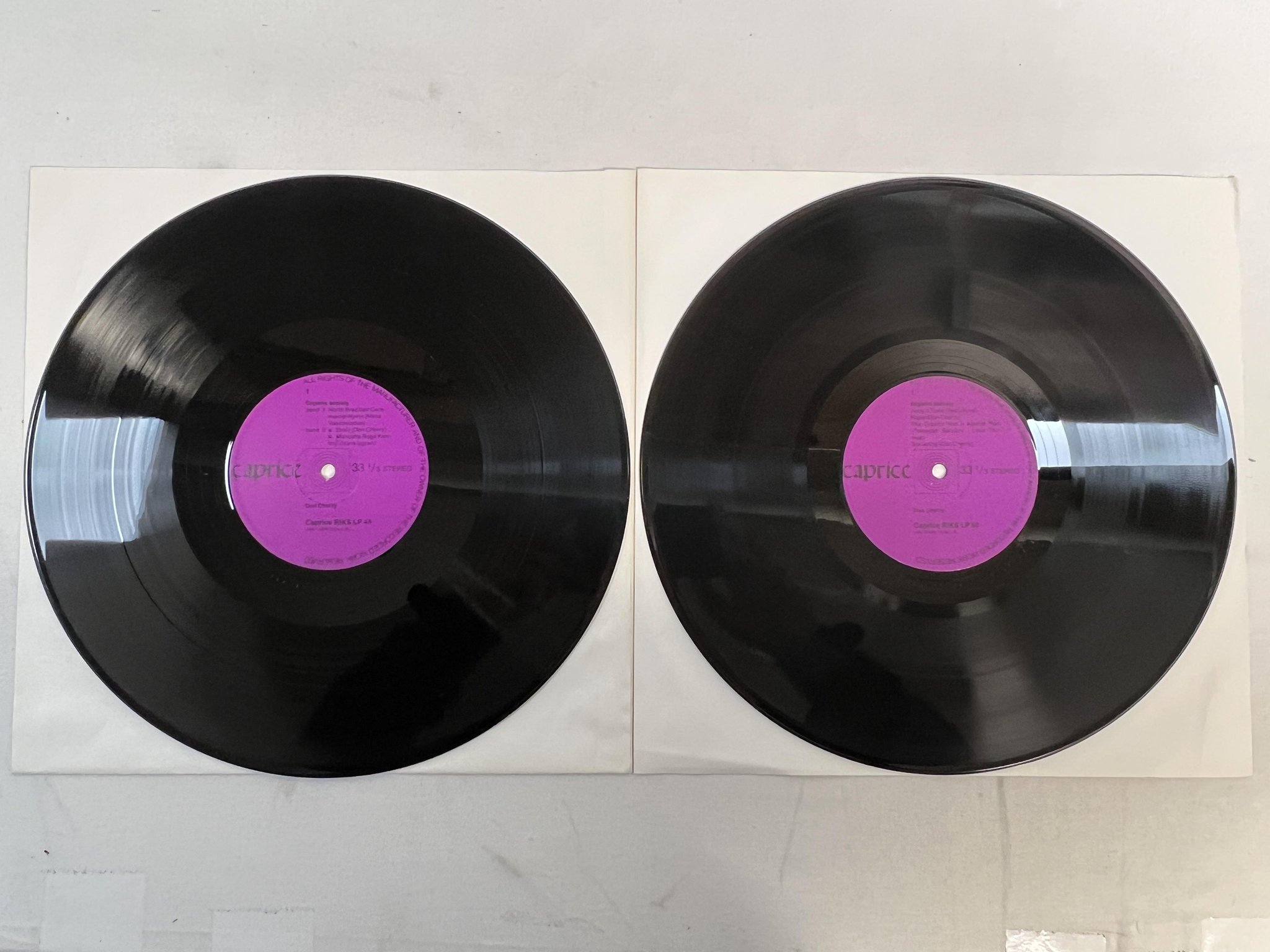 Omslagsbild för skivan DON CHERRY organic society 2xLP -73 Swe CAPRICE RIKS DLP 1 *** R A R E ***