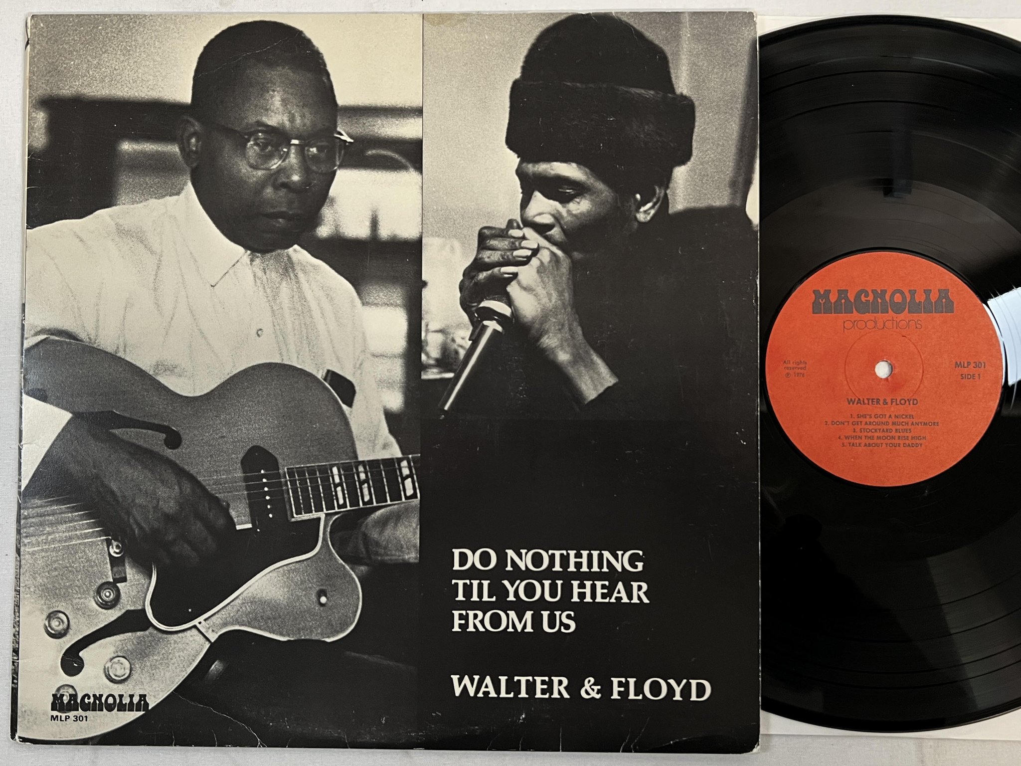 Omslagsbild för skivan WALTER & FLOYD Do Nothing Til You Hear From Us LP -76 Swe MAGNOLIA MLP 301