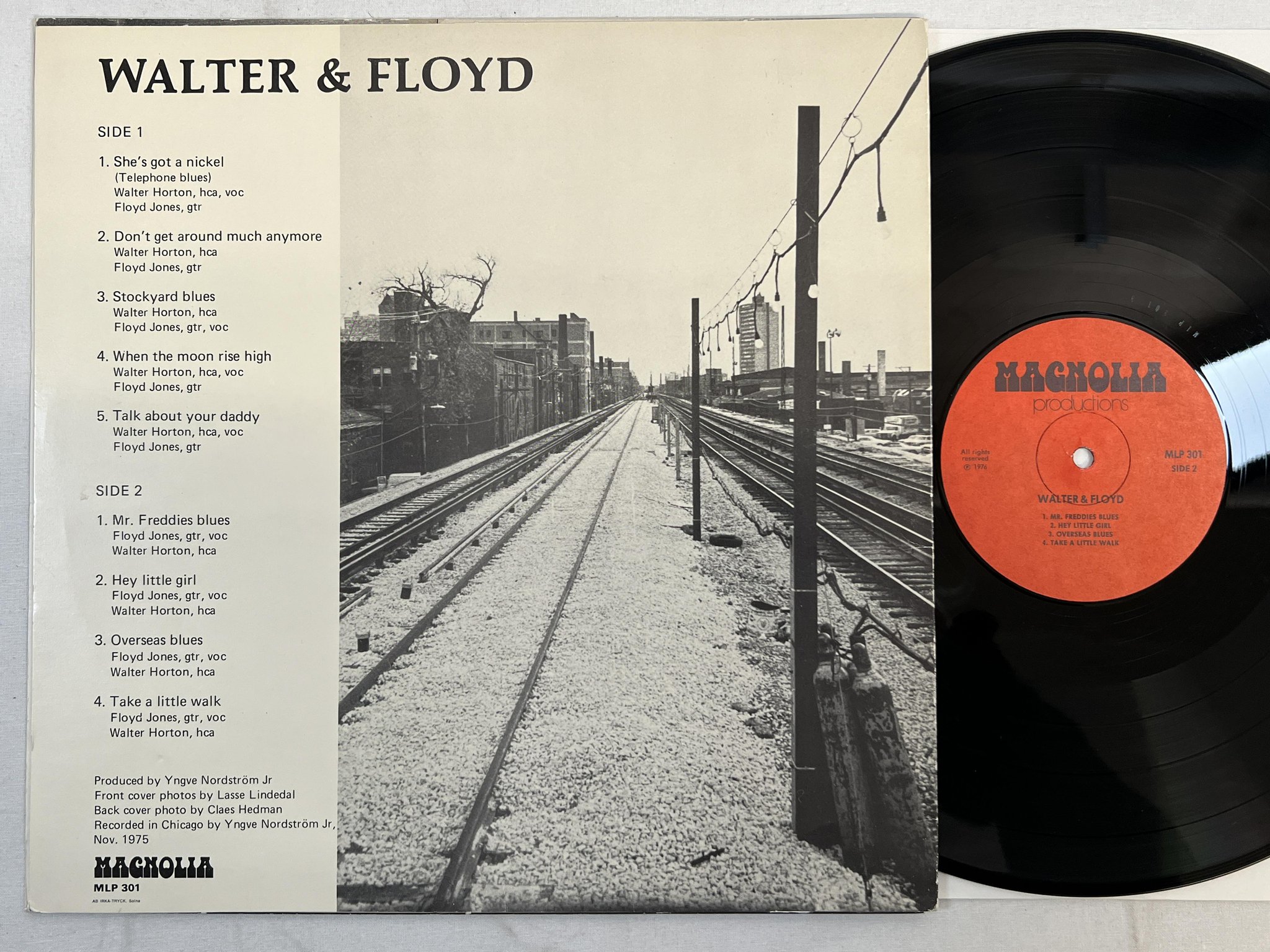 Omslagsbild för skivan WALTER & FLOYD Do Nothing Til You Hear From Us LP -76 Swe MAGNOLIA MLP 301