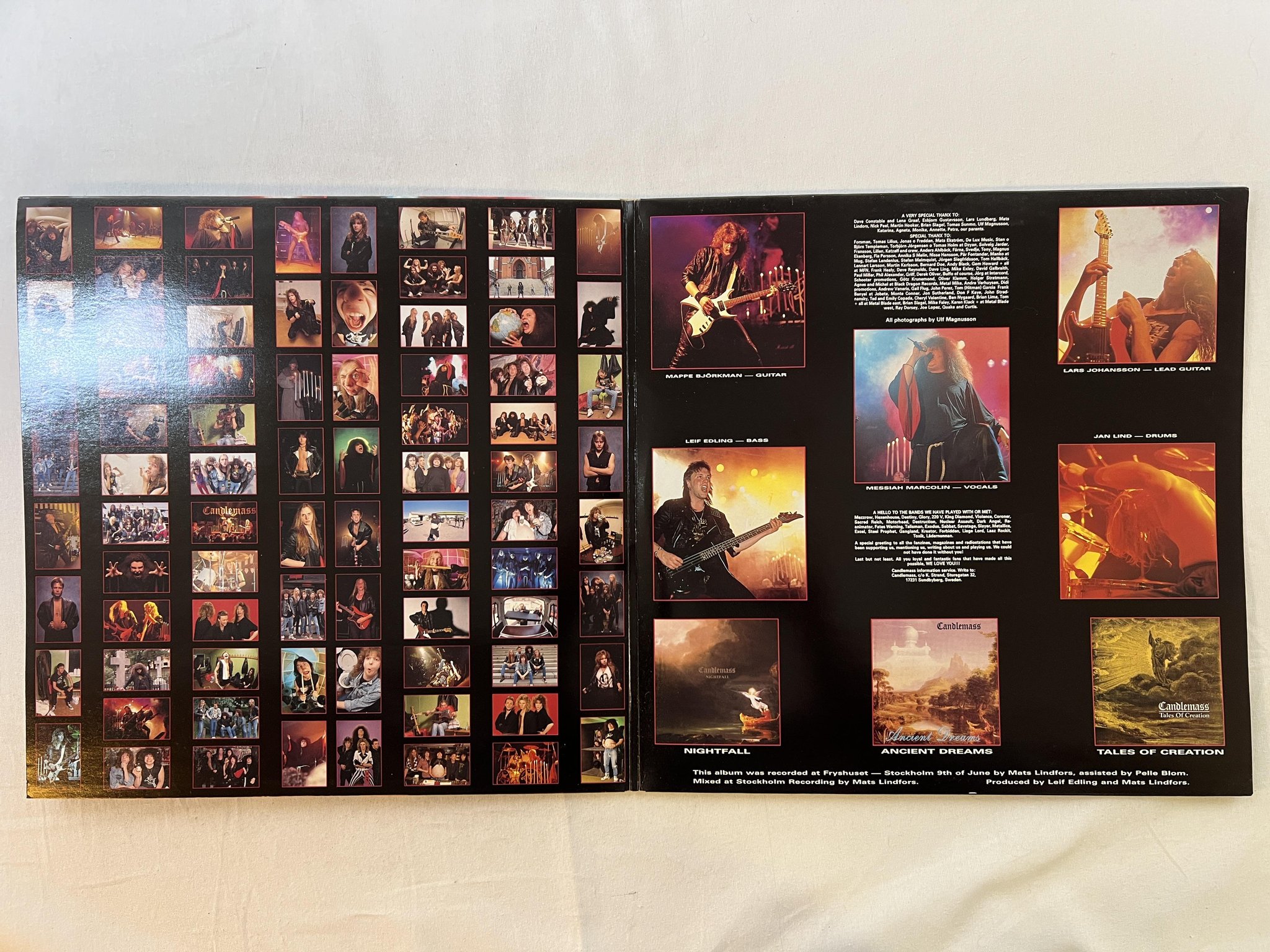 Omslagsbild för skivan CANDLEMASS live 2xLP -90 MUSIC FOR NATIONS MFN 109