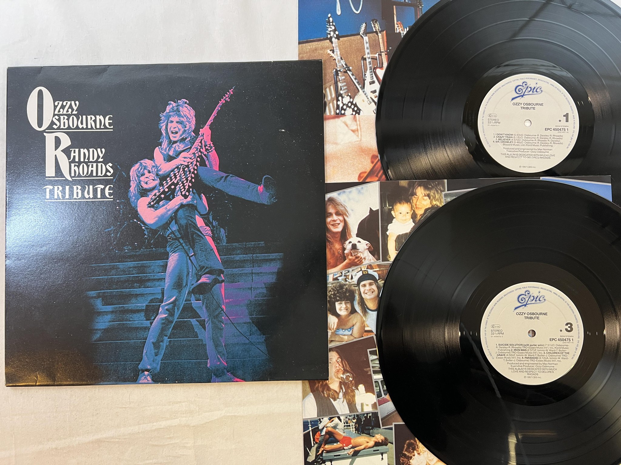 Omslagsbild för skivan OZZY OSBOURNE tribute 2xLP -87 Hol EPIC EPC 4504751