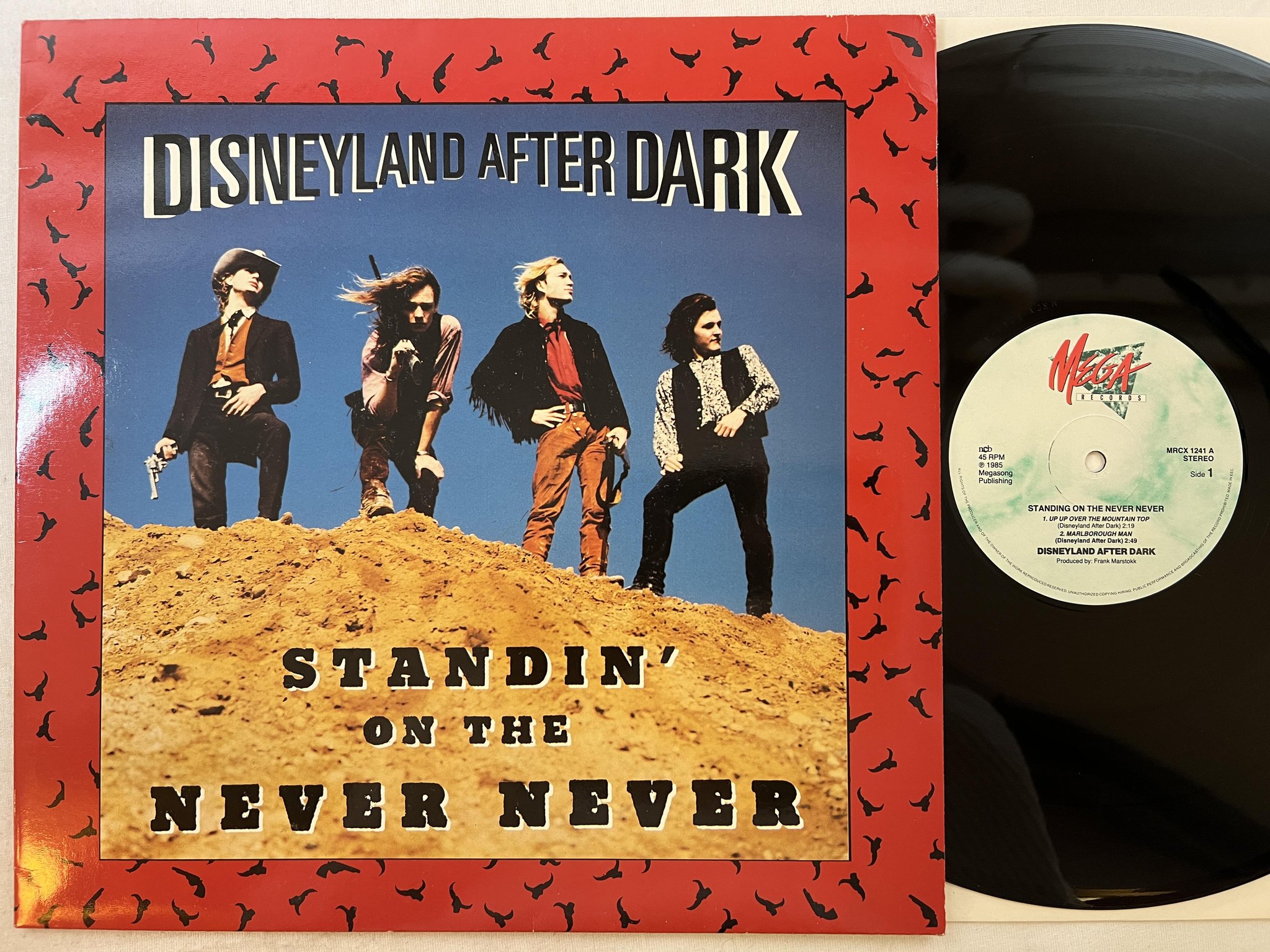 Omslagsbild för skivan DISNEYLAND AFTER DARK standing on the never never 12" -85 ncb MEGA MRCX 1241