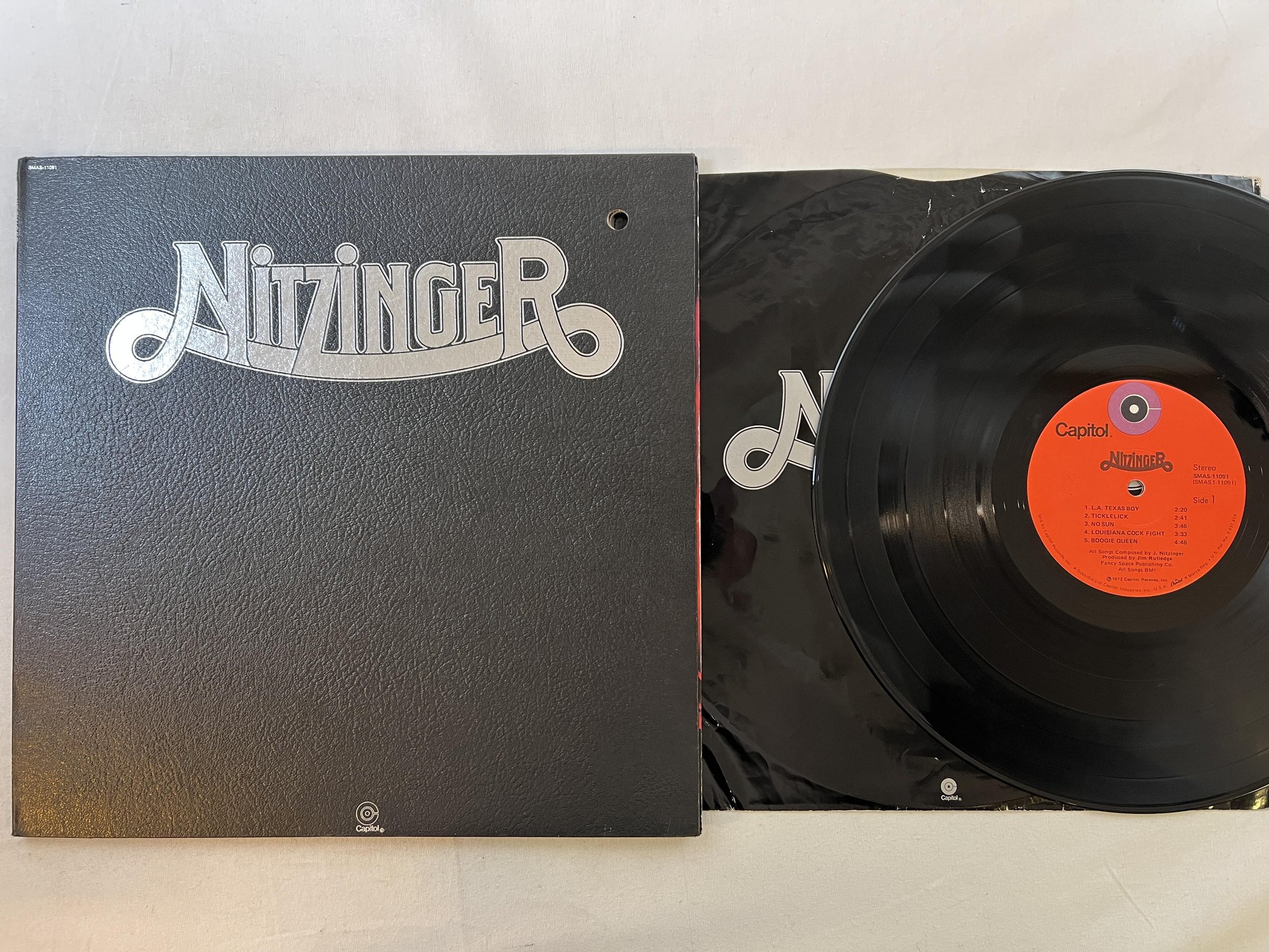 Omslagsbild för skivan NITZINGER s/t LP -72 US CAPITOL SMAS 11091
