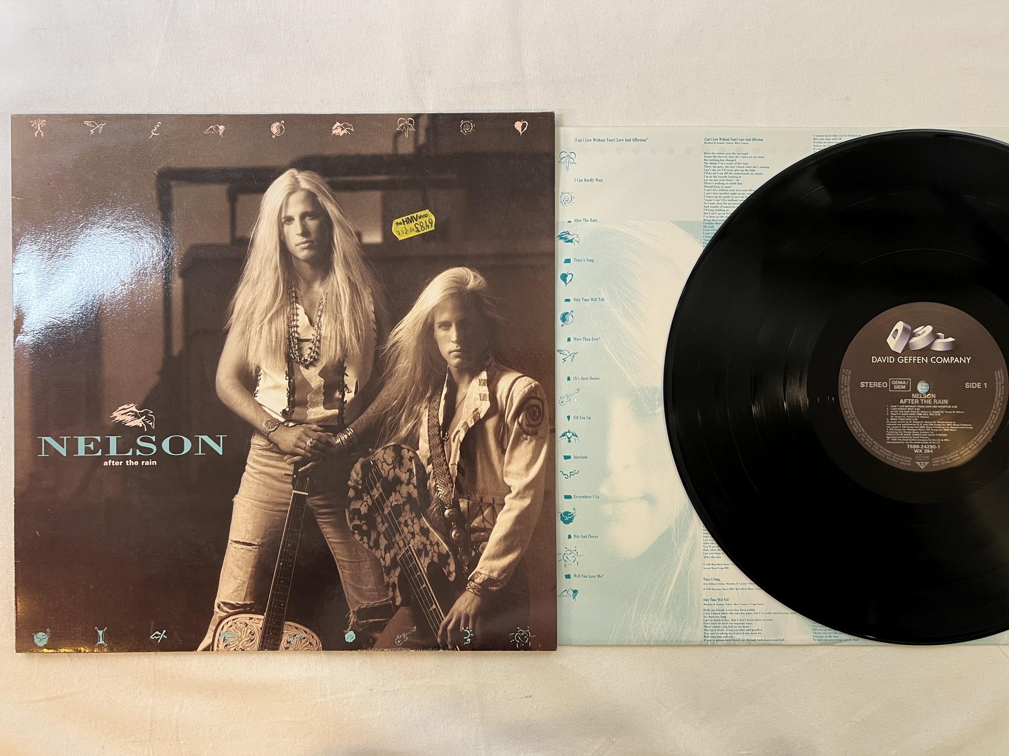 Omslagsbild för skivan NELSON After The Rain LP -90 DGC 7599-24290-1