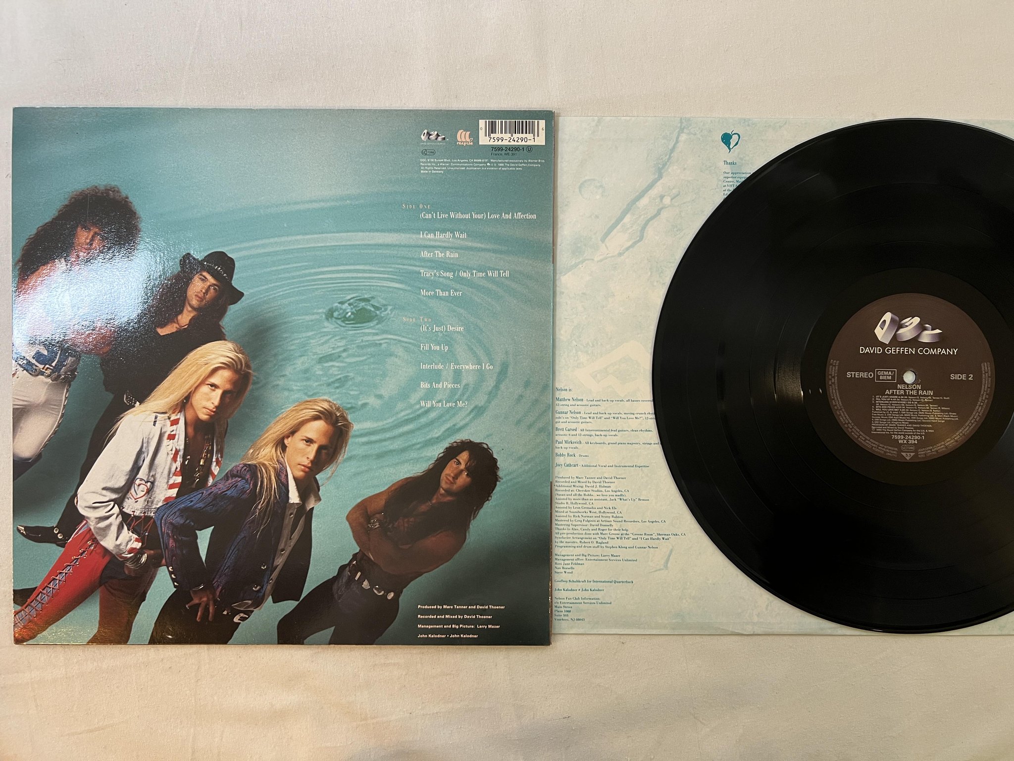 Omslagsbild för skivan NELSON After The Rain LP -90 DGC 7599-24290-1