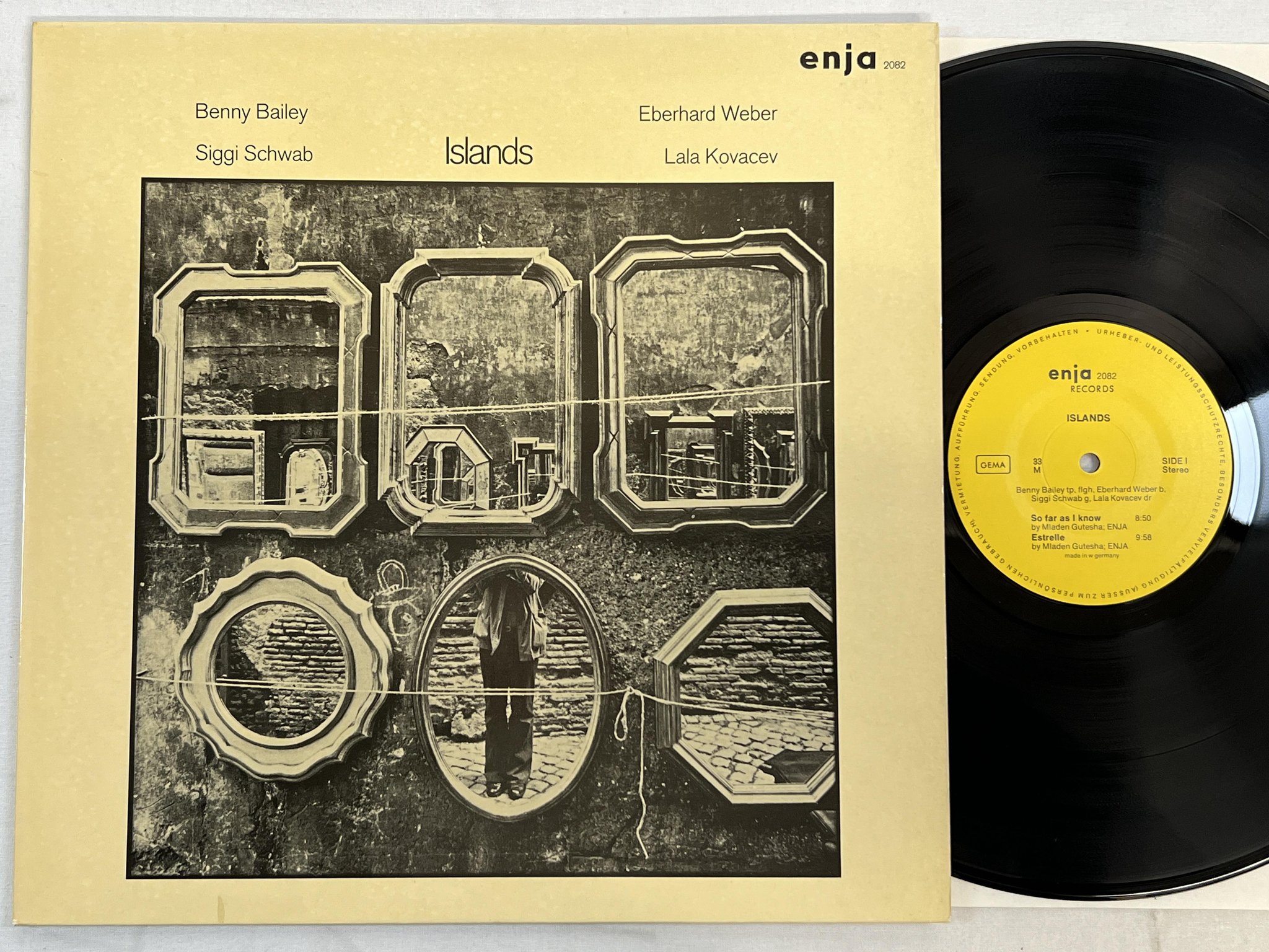 Omslagsbild för skivan BENNY BAILEY islands LP -77 Ger ENJA 2082