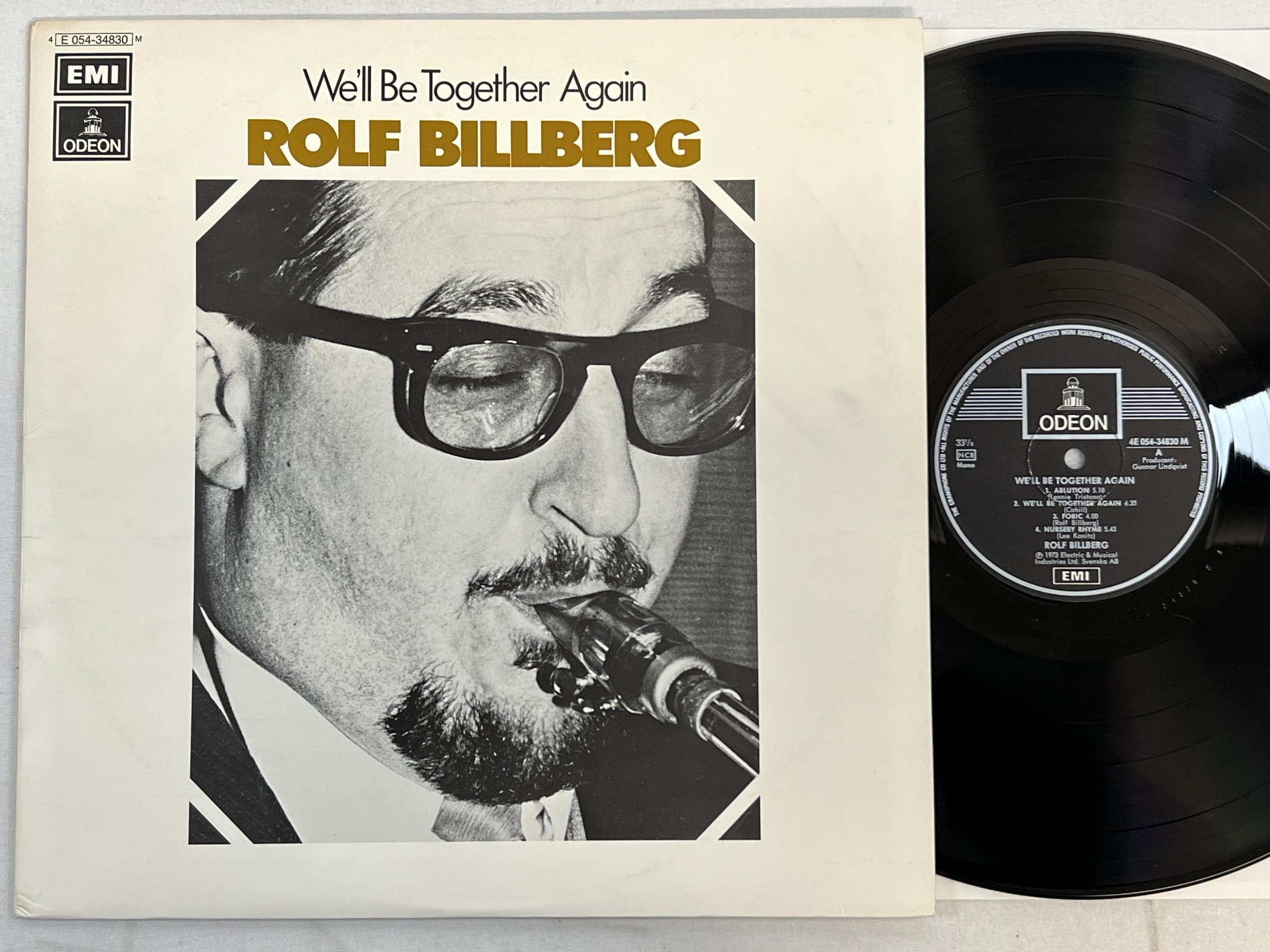 Omslagsbild för skivan ROLF BILLBERG we'll be together again LP -73 Swe ODEON 4E 054-34830 M