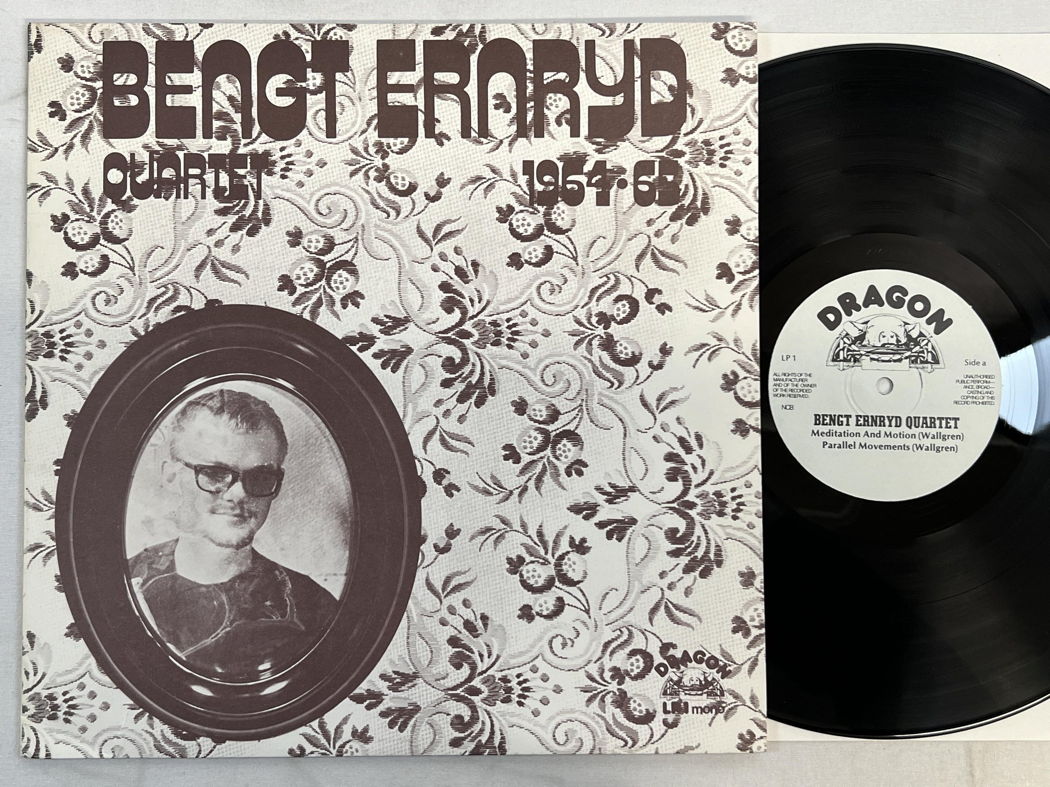 Omslagsbild för skivan BENGT ERNRYD QUARTET 1964-65 LP -75 DRAGON LP 1