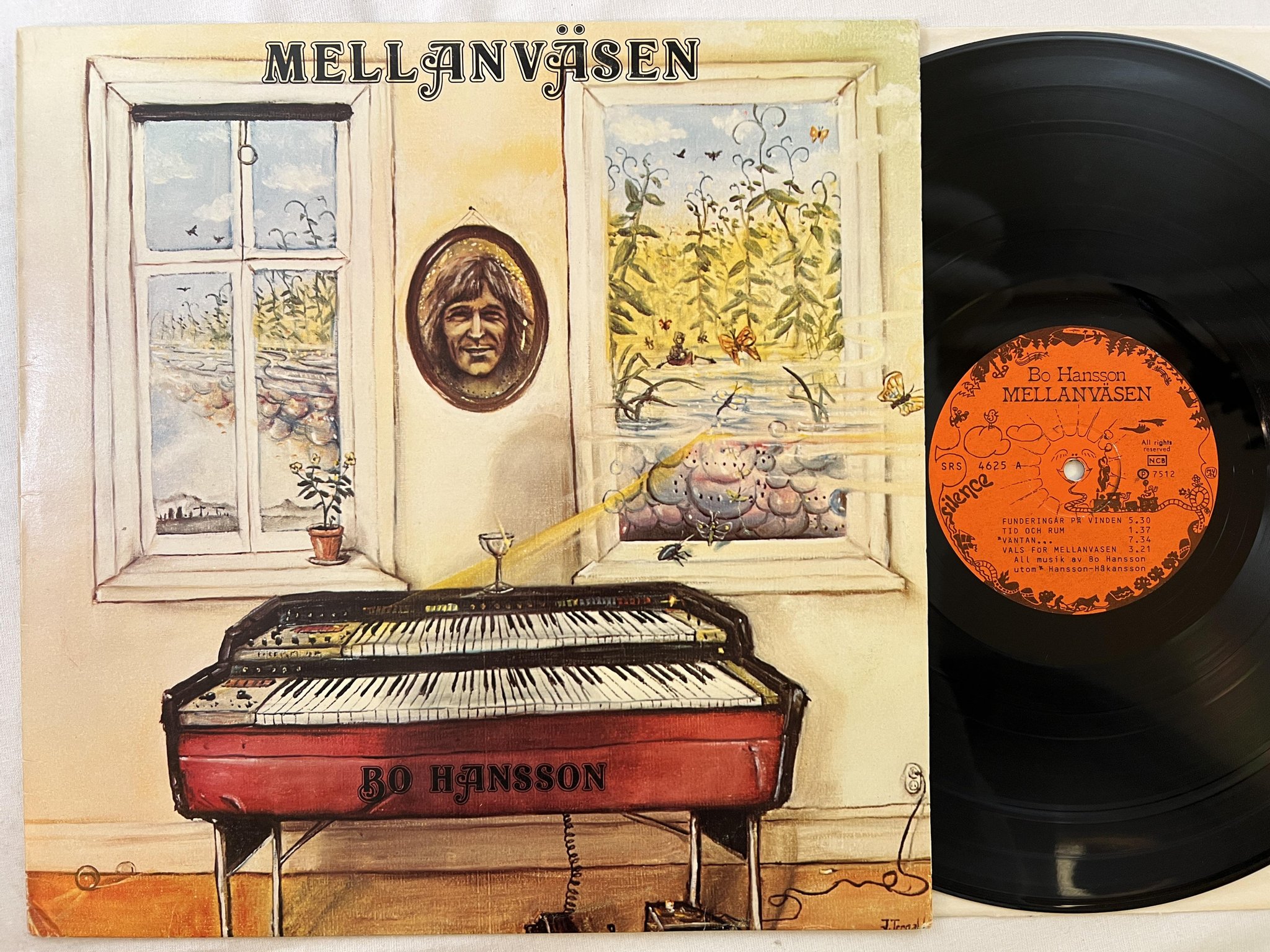 Omslagsbild för skivan BO HANSSON mellanväsen LP -75 Swe SILENCE SRS 4625