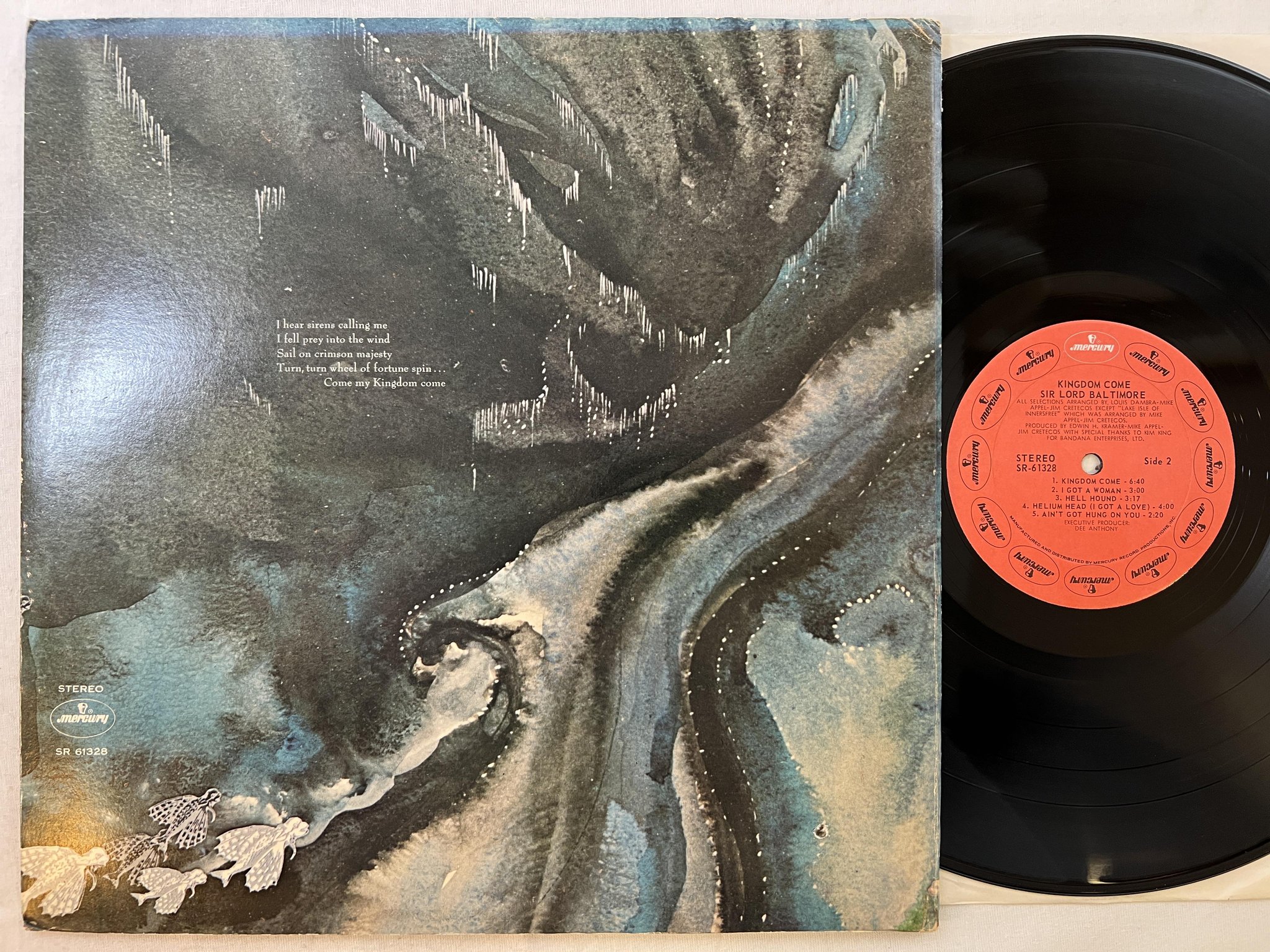 Omslagsbild för skivan SIR LORD BALTIMORE Kingdom Come LP -70 US MERCURY SR 61328
