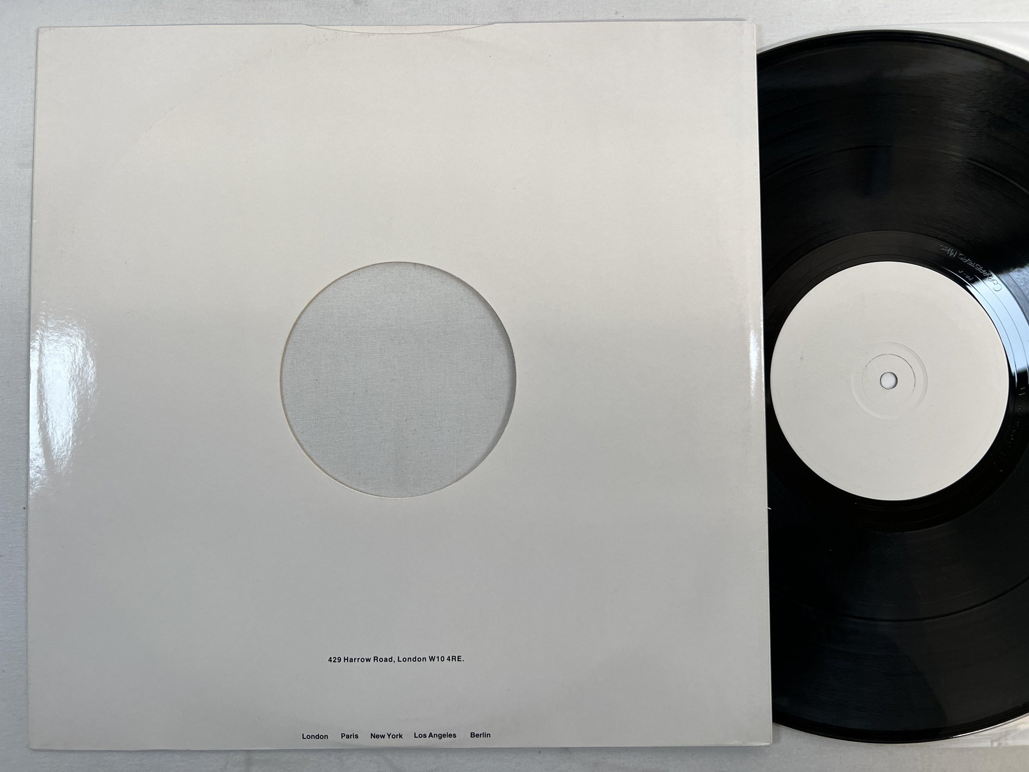 Omslagsbild för skivan DEPECHE MODE policy of truth 12" -90 UK MUTE P12 BONG 19 ** white label promo **