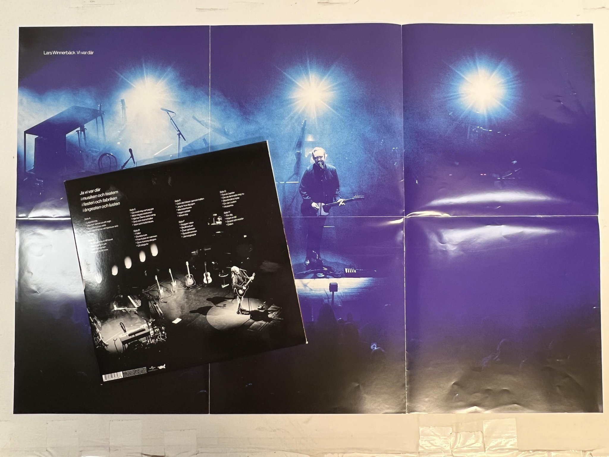 Omslagsbild för skivan LARS WINNERBÄCK Vi Var Där 4xLP 2017 UNIVERSAL MUSIC 0602557327588 ** RARE **