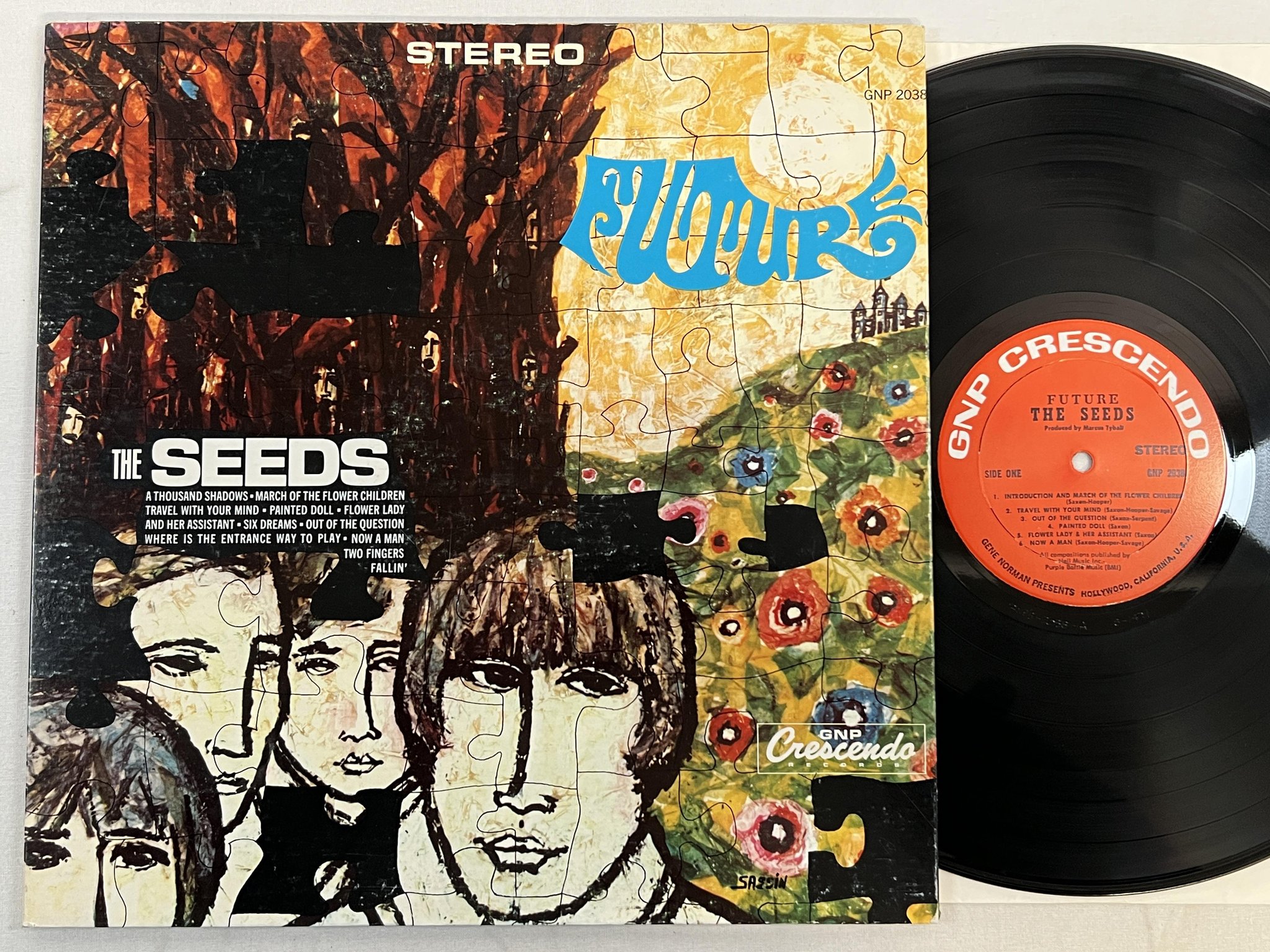 Omslagsbild för skivan THE SEEDS future LP -67 US GNP CRESCENDO GNP 2038 ** psysch / garage **